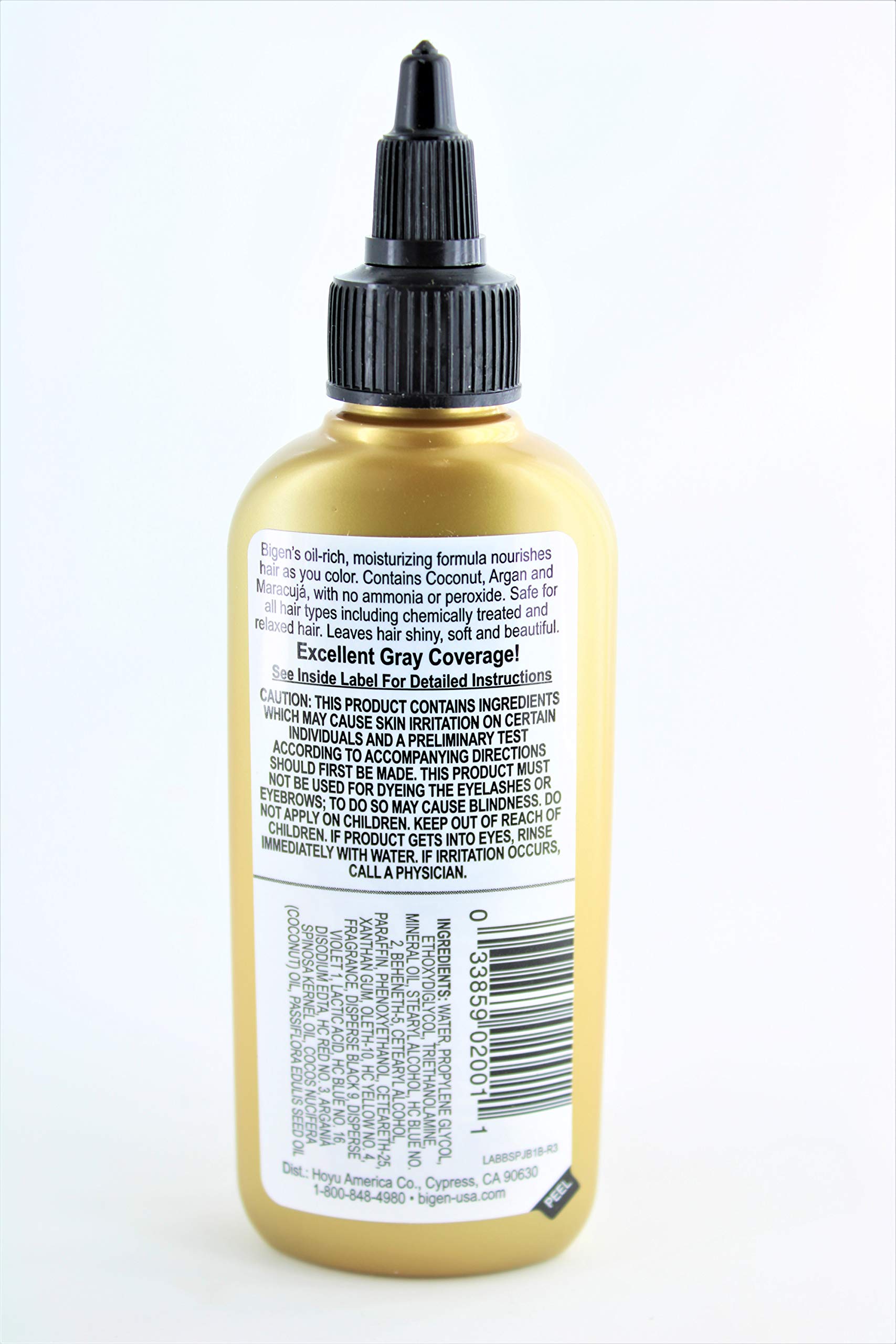 Jb1 Jet Black Bigen Semi Permanent Hair Color 3 Fl Oz - Thumbnail 3