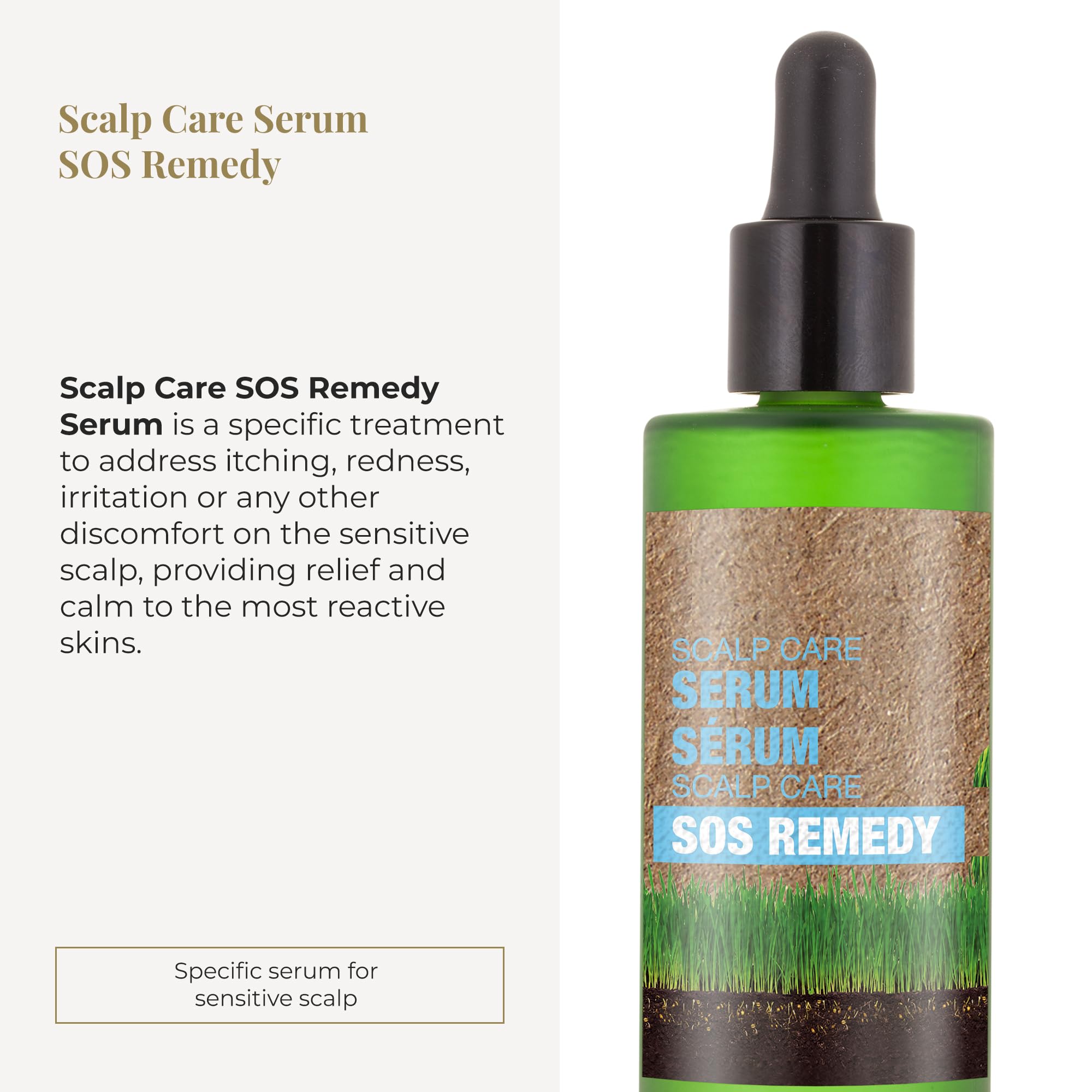 Salerm Sensitive Scalp Serum Scalp Care Sos Remedy Serum Biokera Natura With - Thumbnail 2