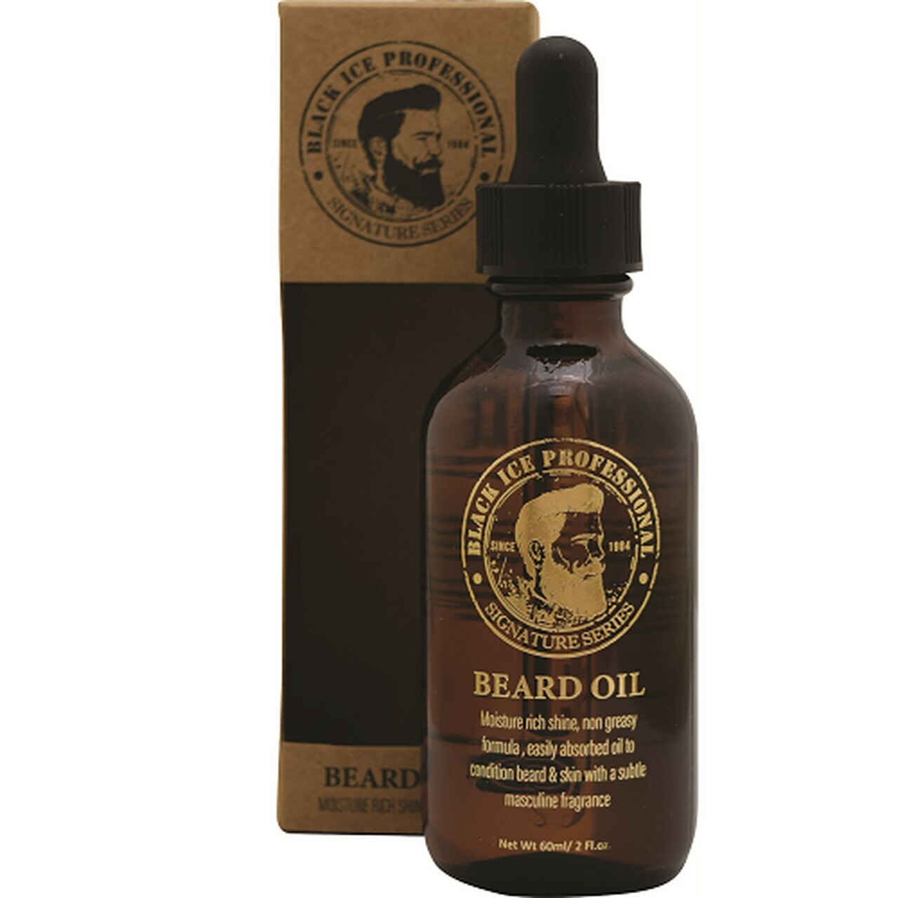 Black Ice Professional Beard Oil 2 oz - Thumbnail 2