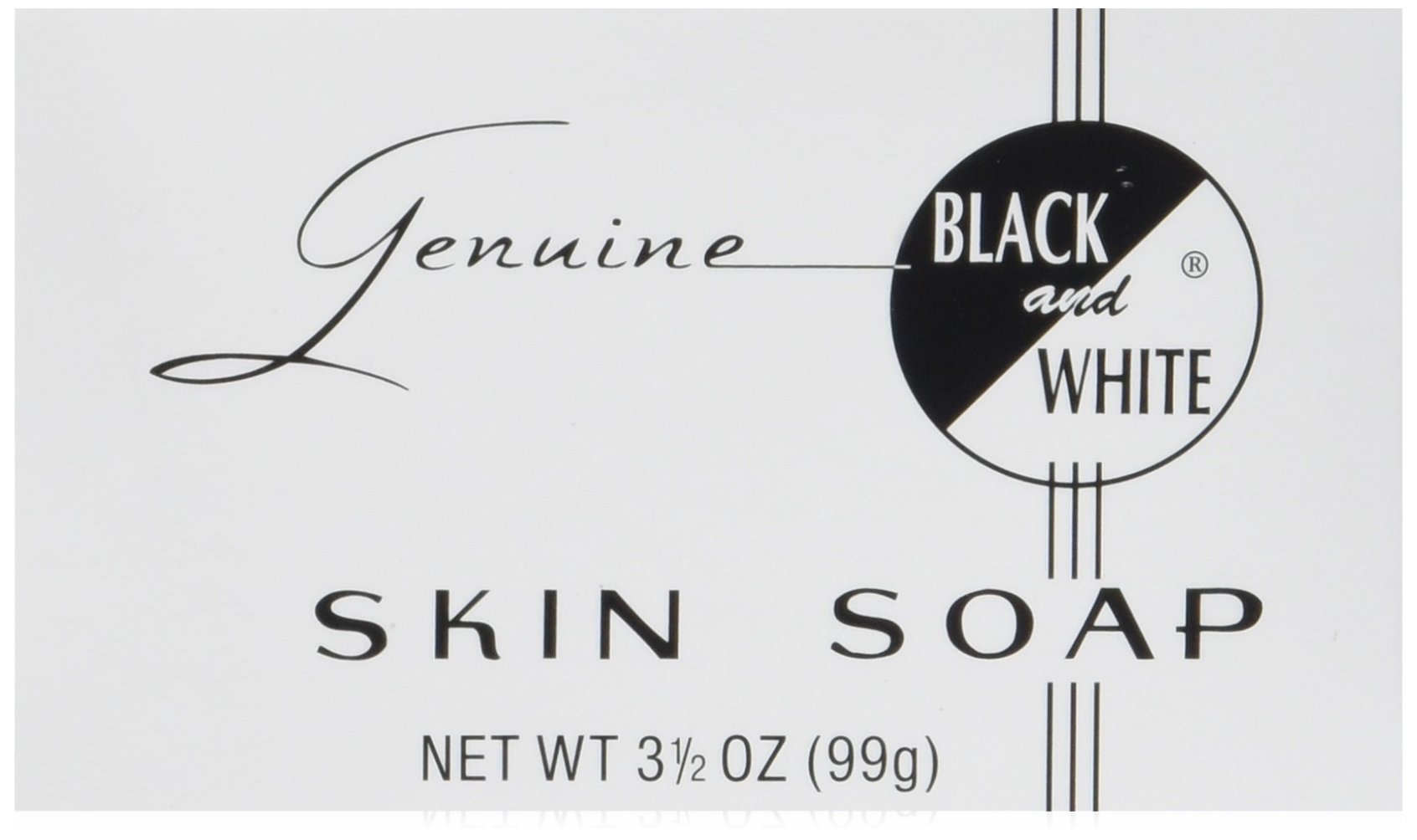 Black and White Skin Soap 3.5 oz