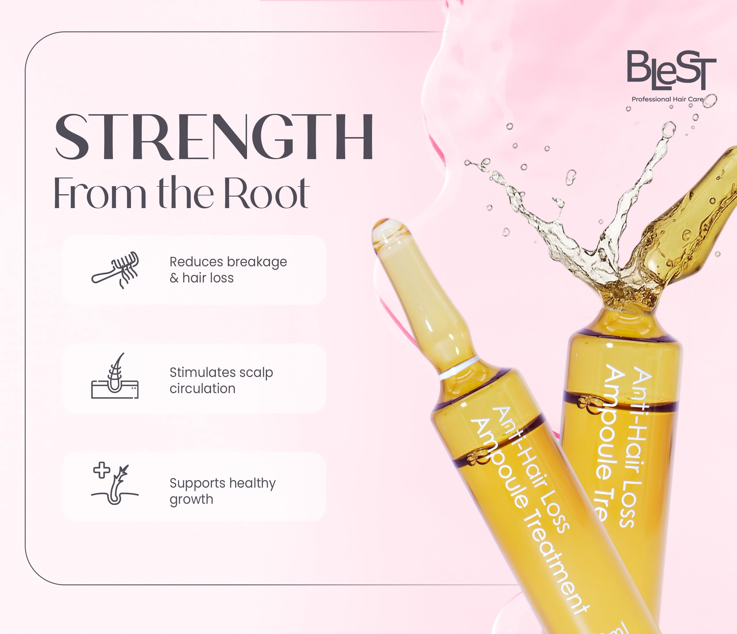 (5-pack) Blest Anti-Hair Loss Ampoule Treatment - Thumbnail 3