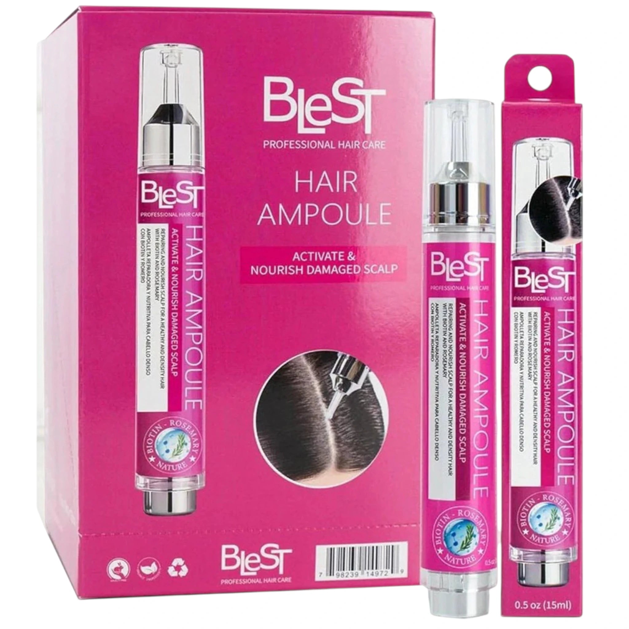 (12-pack) Blest Hair Ampoule Activate & Nourish Damage Scalp - Thumbnail 2