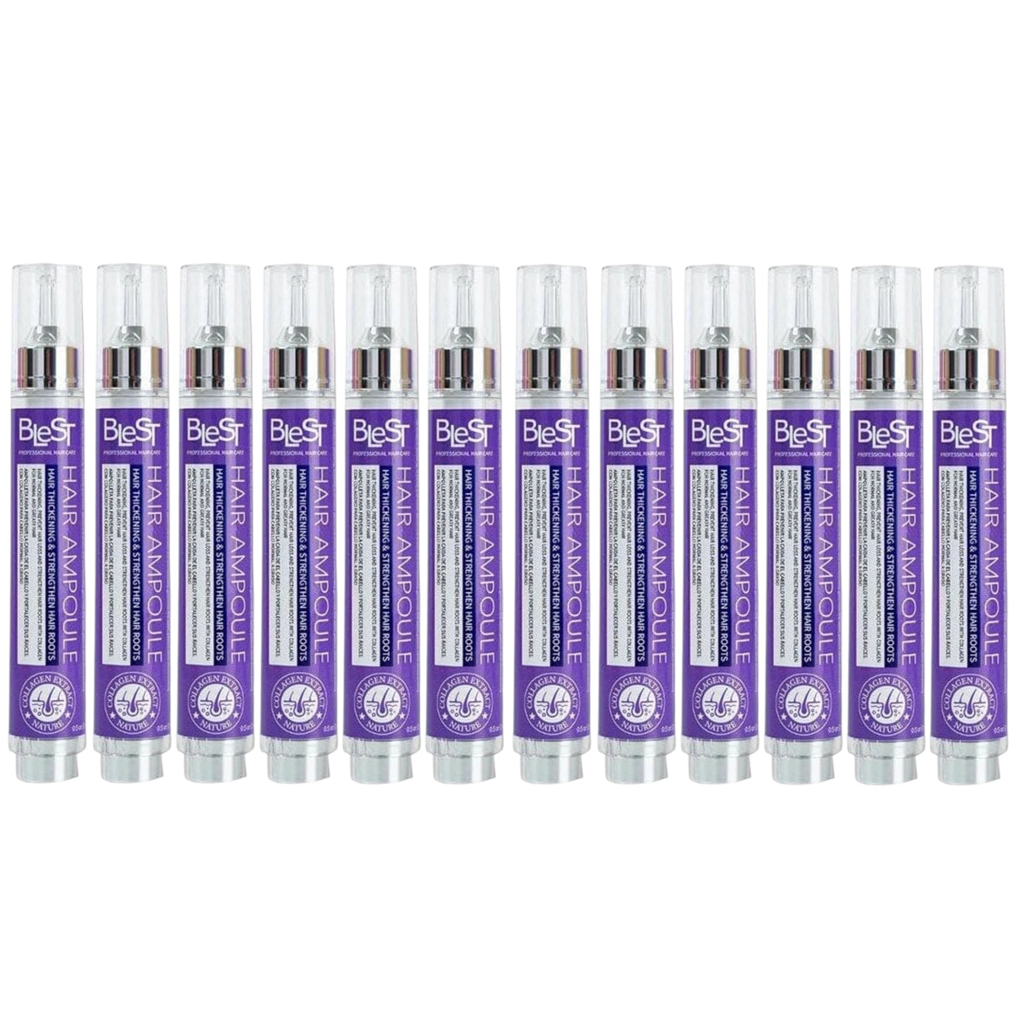 (12-pack) Blest Hair Ampoule Hair Thickening & Strengthen Hair Roots