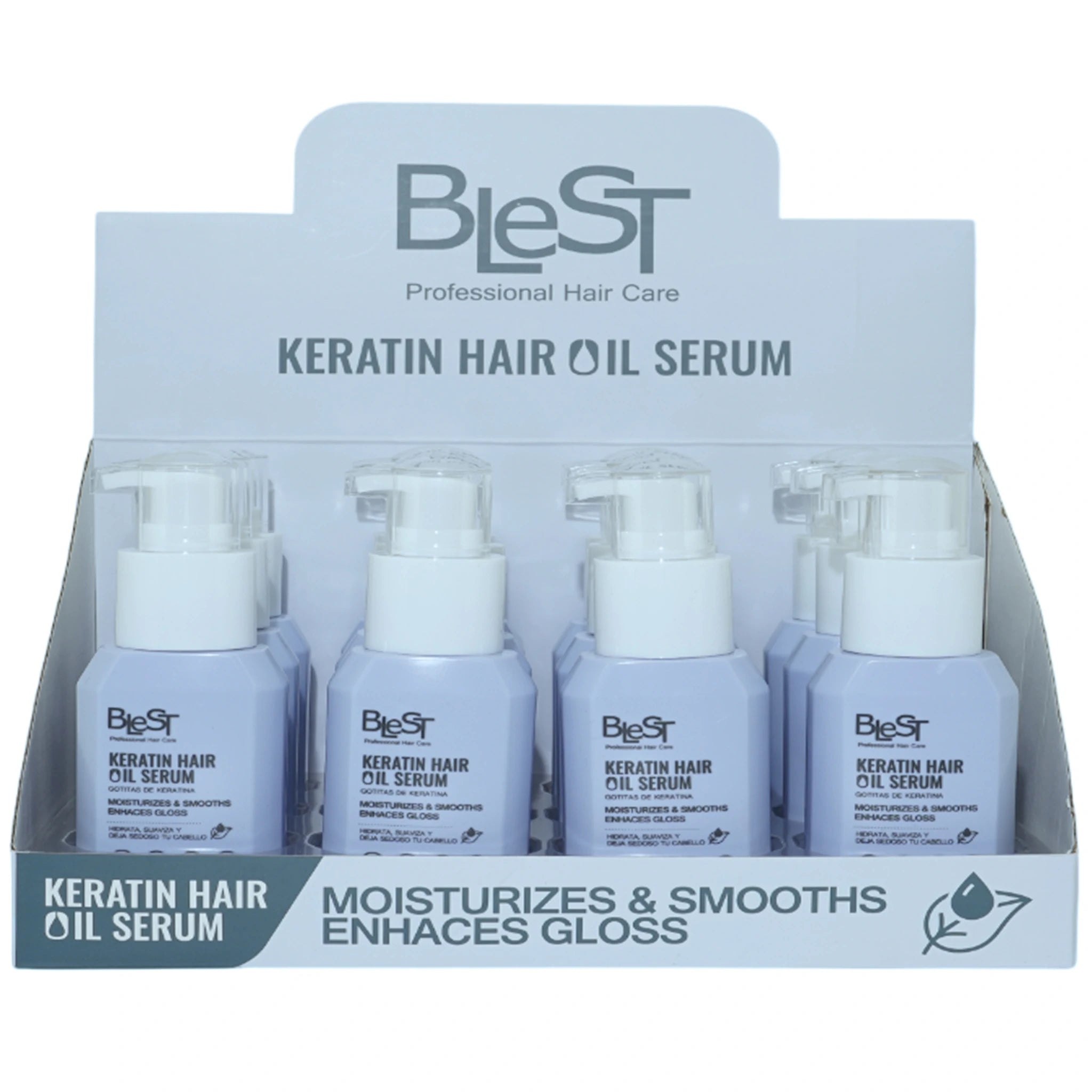 (12-pack) Blest Keratin Hair Oil Serum