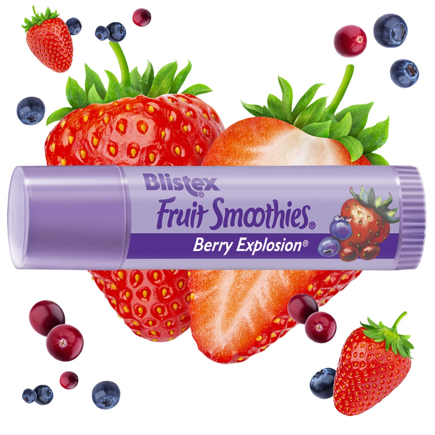 Blistex Fruit Smoothies Lip Balm . Sticks Pack of 12 0.1 oz - Thumbnail 3