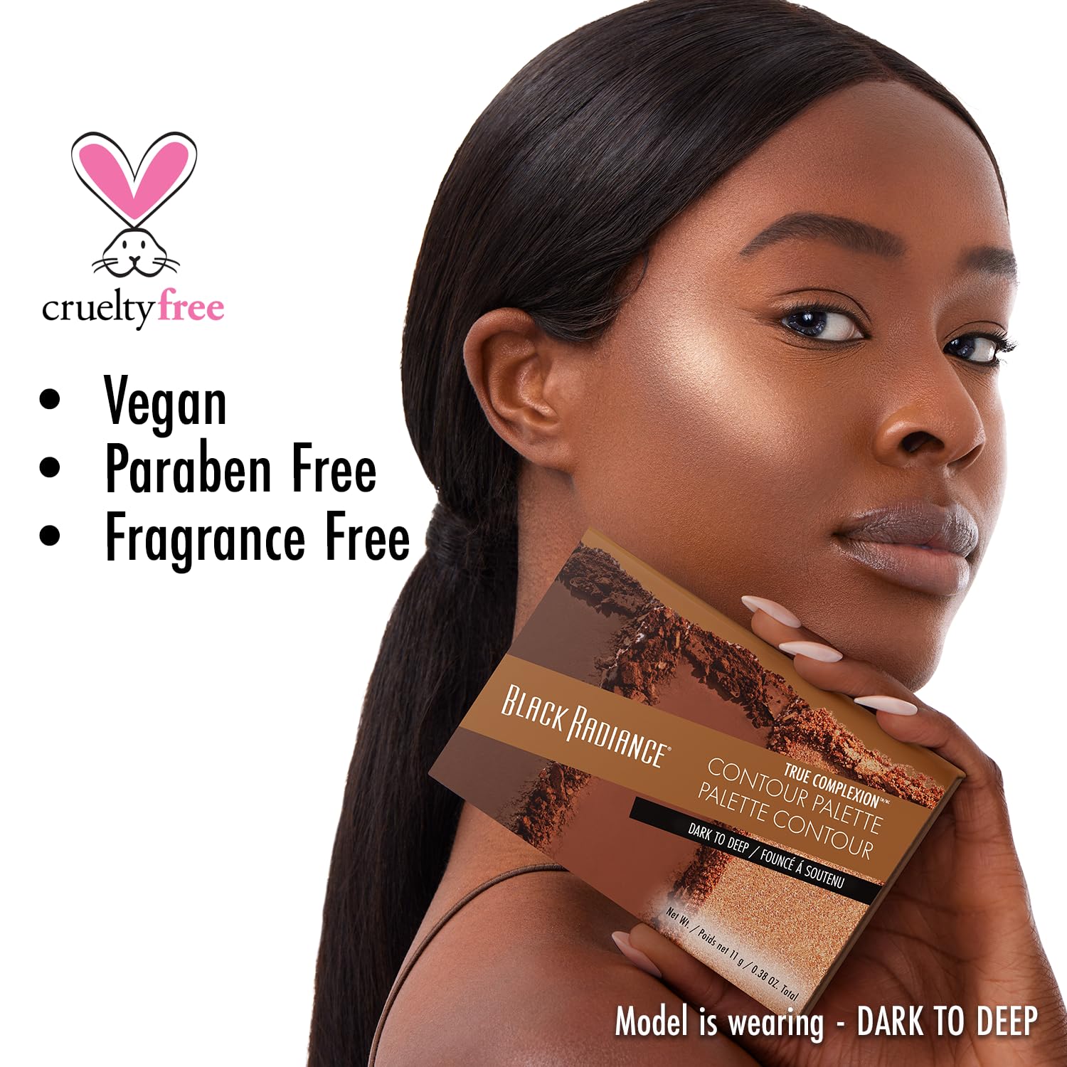 Black Radiance True Complexion Contour Palette Dark To Deep - Thumbnail 3