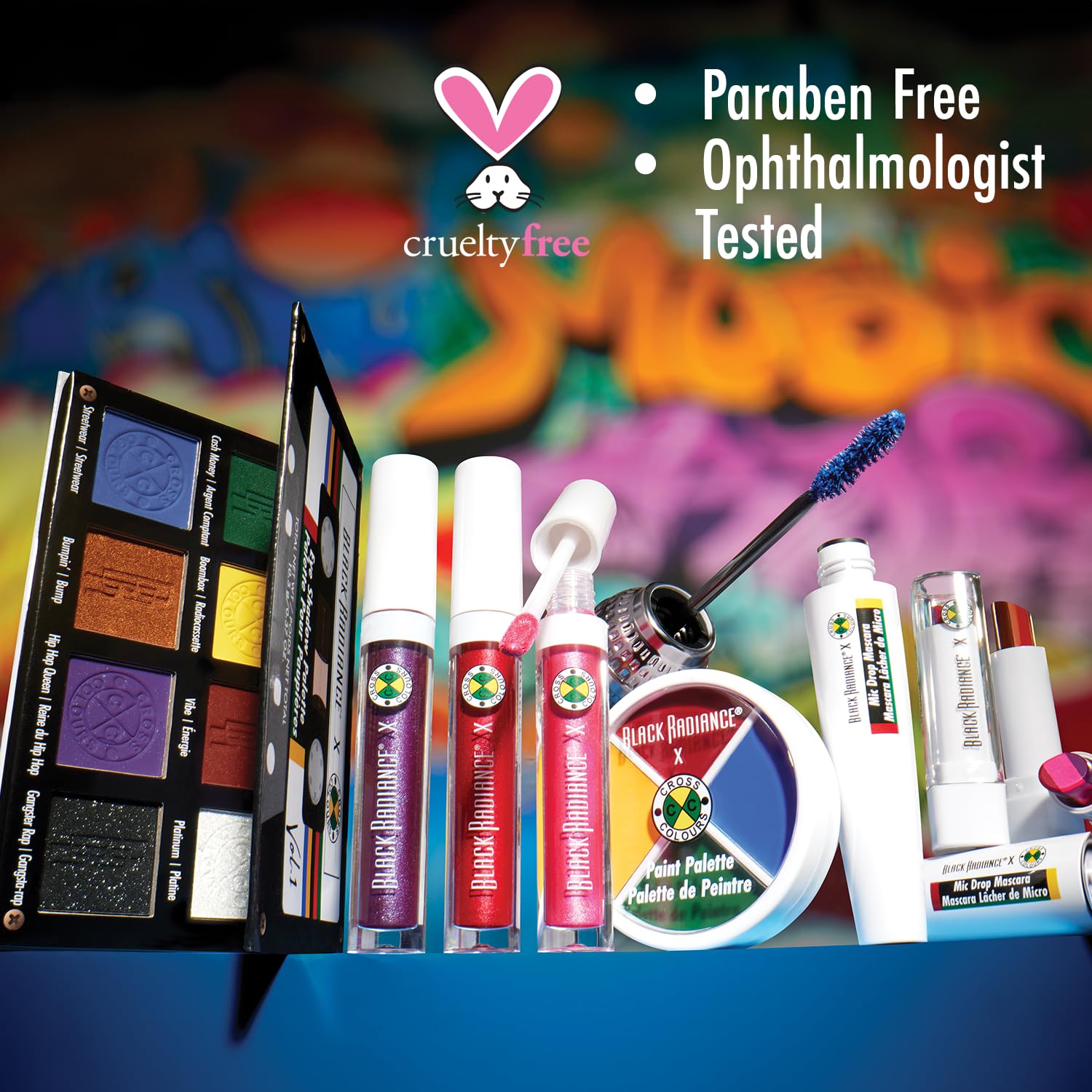 Black Radiance Cross Colours Mic Drop Mascara Pigment Rich Smudge Resistant - Thumbnail 3