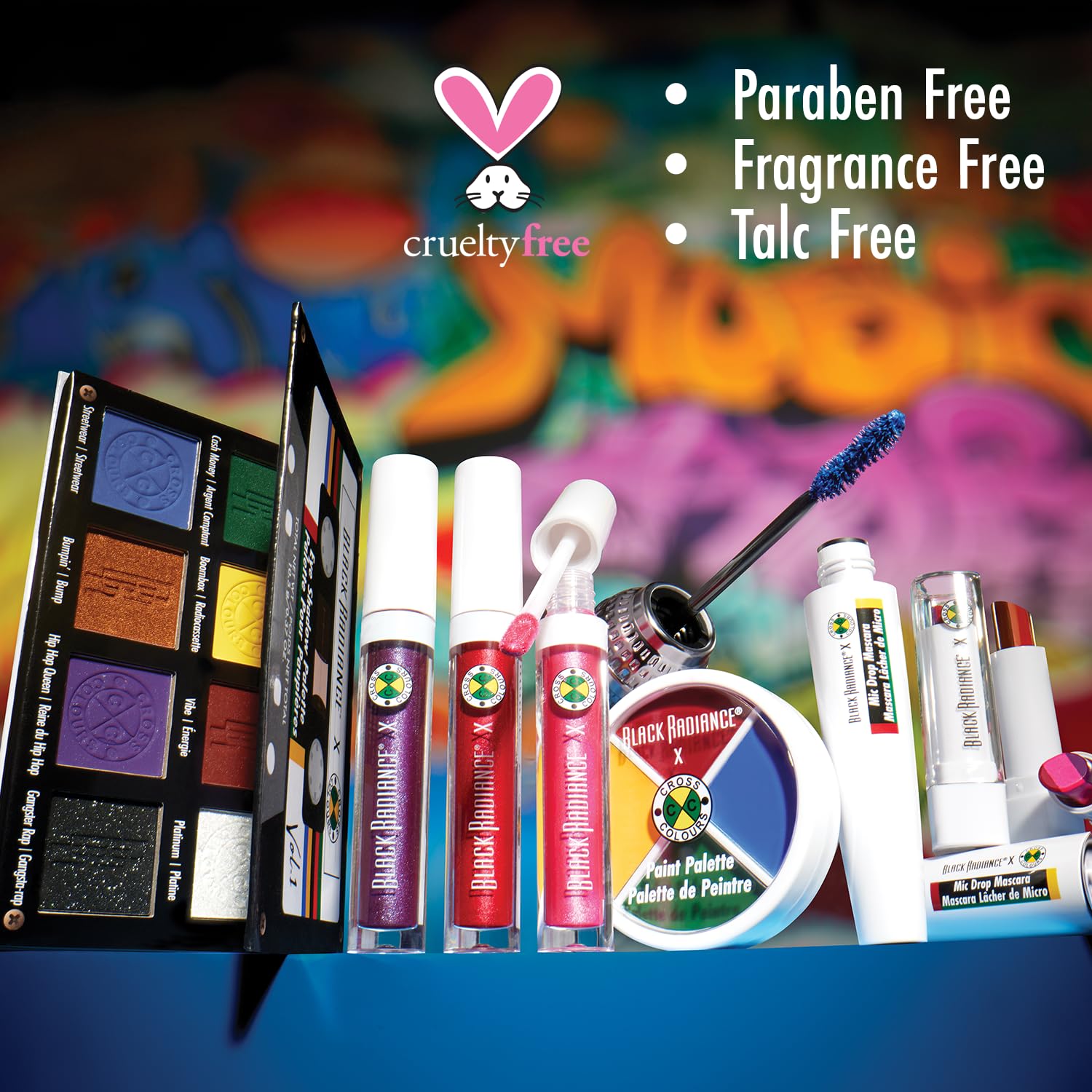 Black Radiance Cross Colours Eyeshadow Palette Talc Free Highly Pigmented Matte - Thumbnail 3