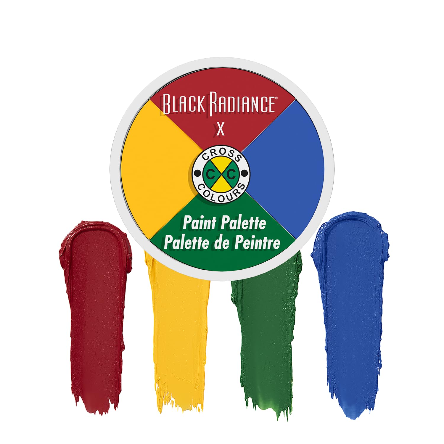 Black Radiance Cross Colours Paint Palette Ultra Pigmented Metallic Finish