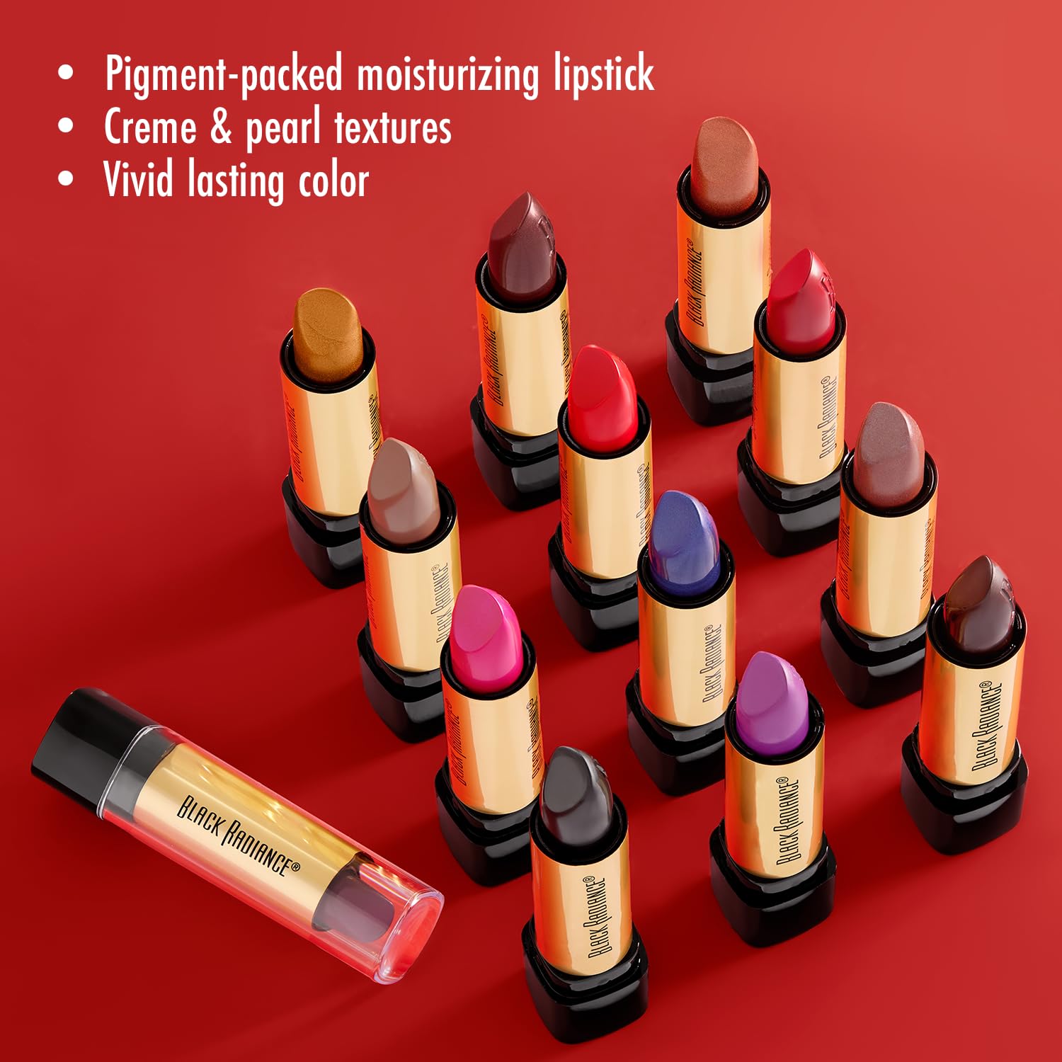 Black Radiance Perfect Tone Lipstick Lip Color Molten Bronze 0.13 oz - Thumbnail 2