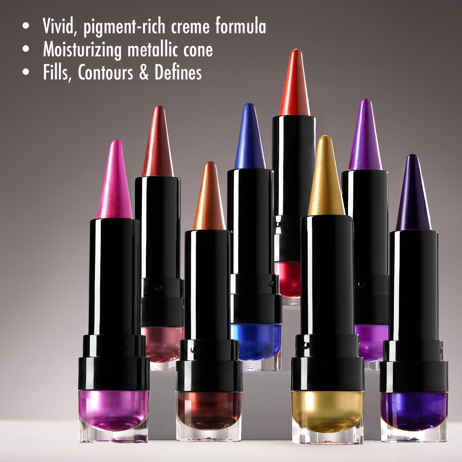 Black Radiance Metalicious Metallic Lipstick Lip Sculptor Lava Chrome - Thumbnail 3