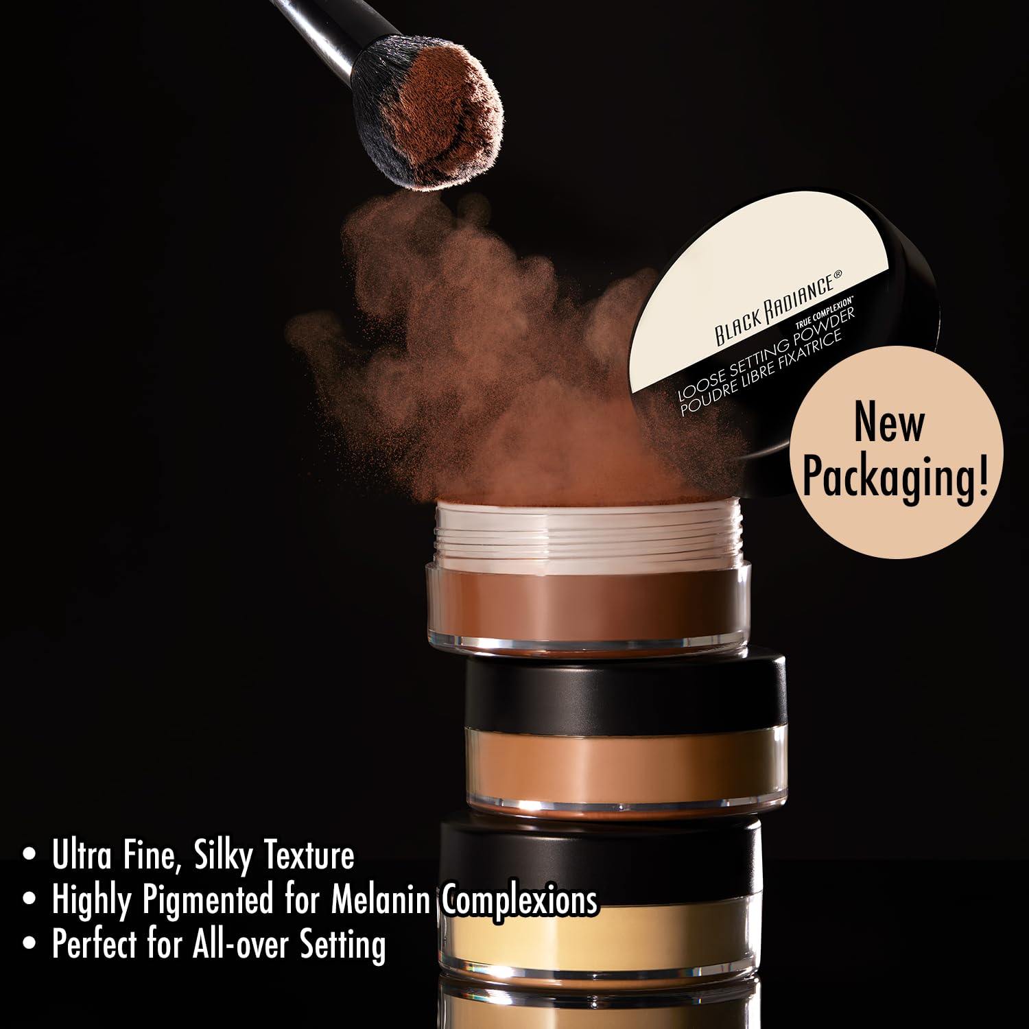 Black Radiance True Complexion Loose Setting Powder Silky Blendable Formula (Set) - Thumbnail 2