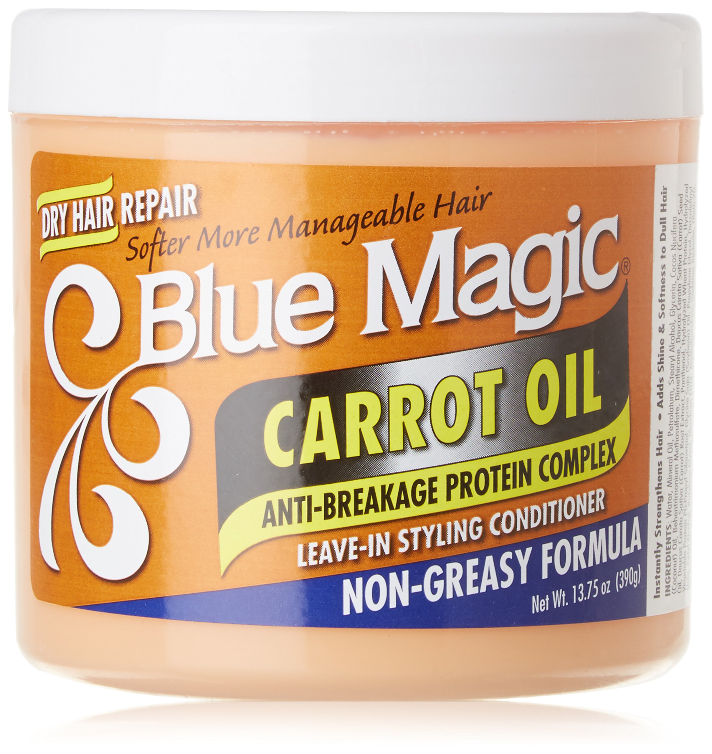 Blue Magic Carrot Oil Leave In Styling Conditioner 13.75 oz