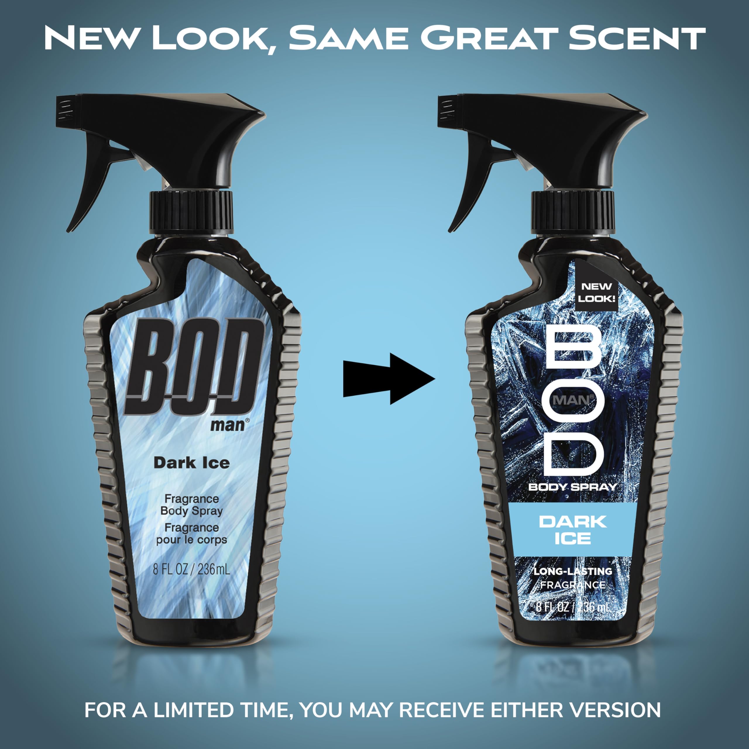 Bod Man Body Dark Ice 8 Fl Oz - Thumbnail 2