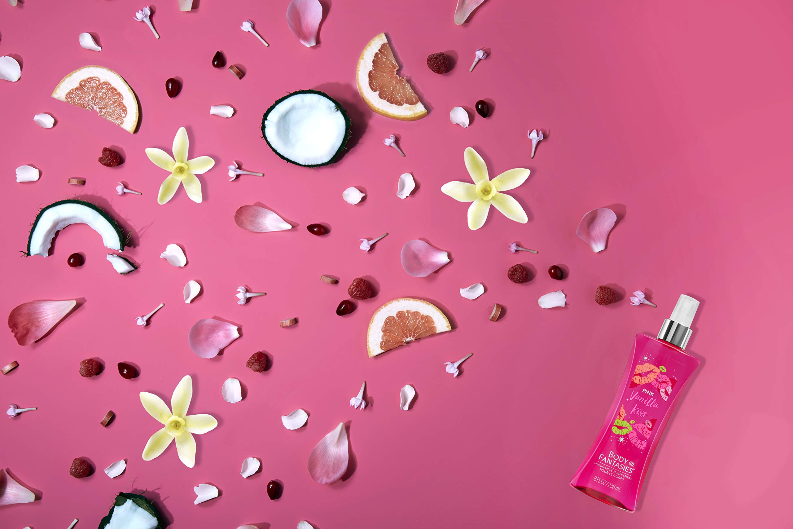 Body Fantasies Signature Body Pink Vanilla Kiss Fantasy 8 Fluid Ounce - Thumbnail 2