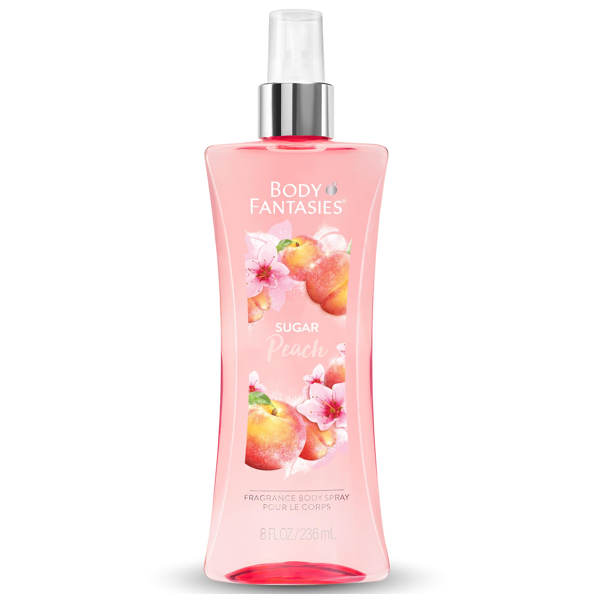 Body Fantasies Signature Body Sugar Peach 8 Fl Oz