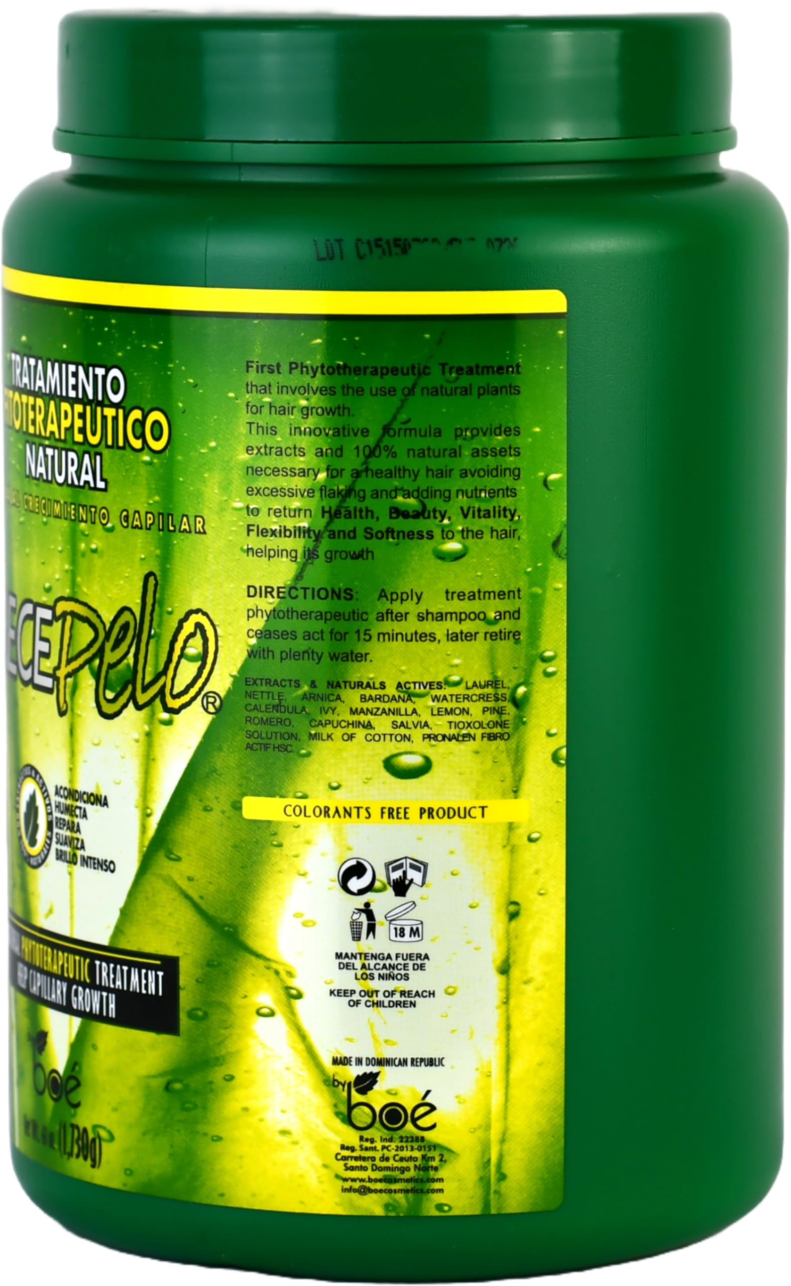 Crece Pelo Natural Phytotherapeutic Hair Growth Treatment Deep Conditioning - Thumbnail 3