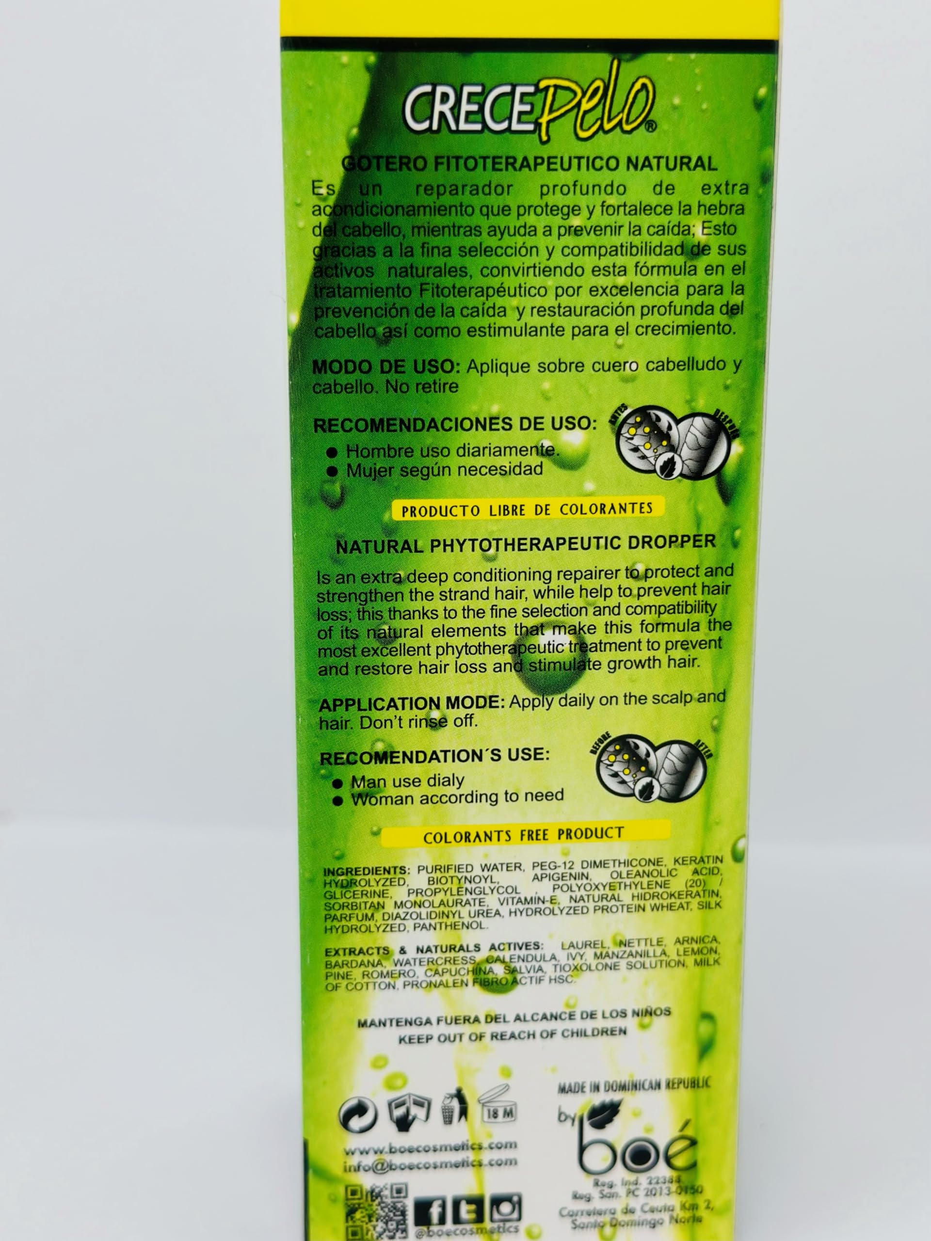 Natural Phytotherapeutic Hair Growth Dropper Intensive Scalp Treatment for Hair - Thumbnail 2