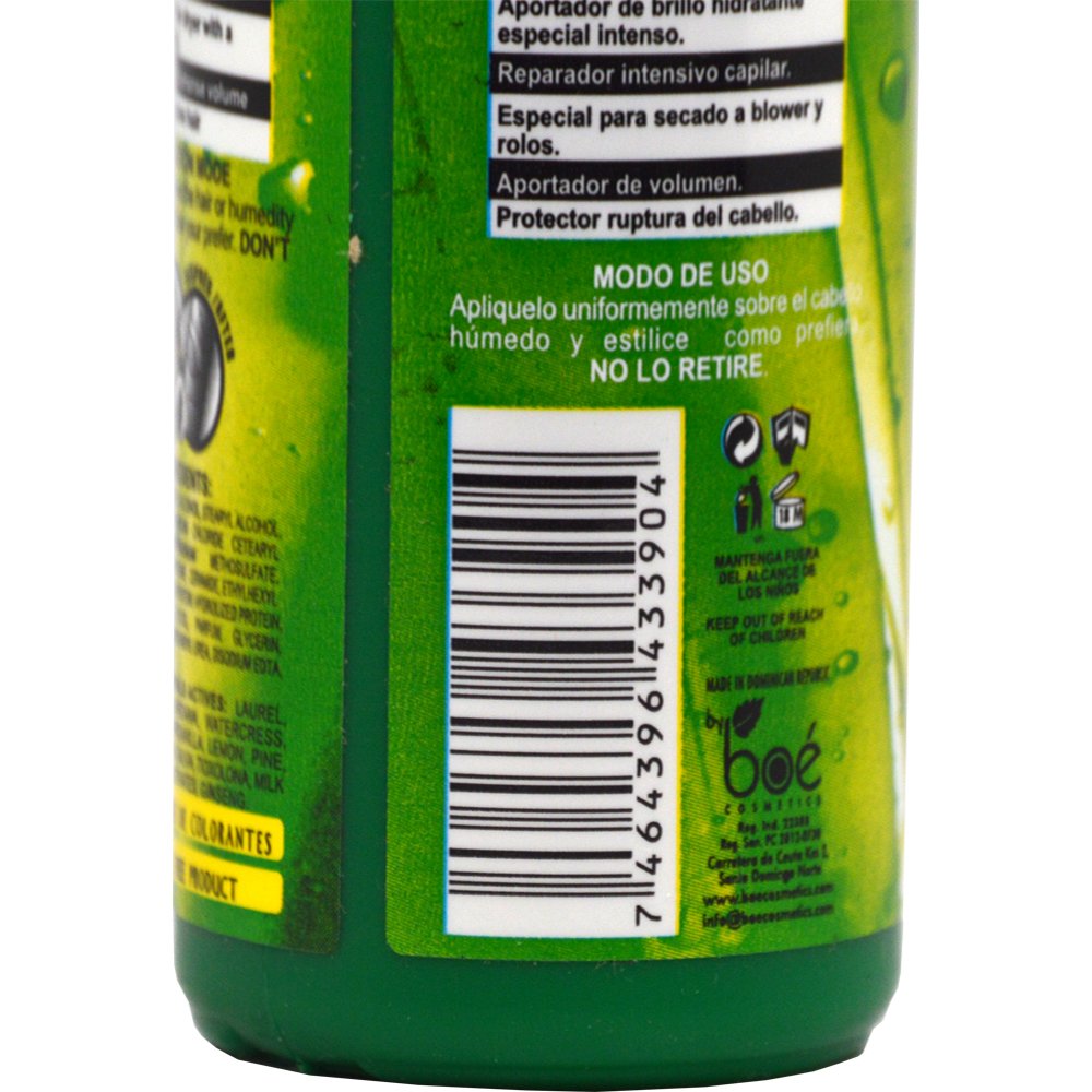 Boe Crecepelo Fitoterapeutico Leave In Natural 4 oz - Thumbnail 2