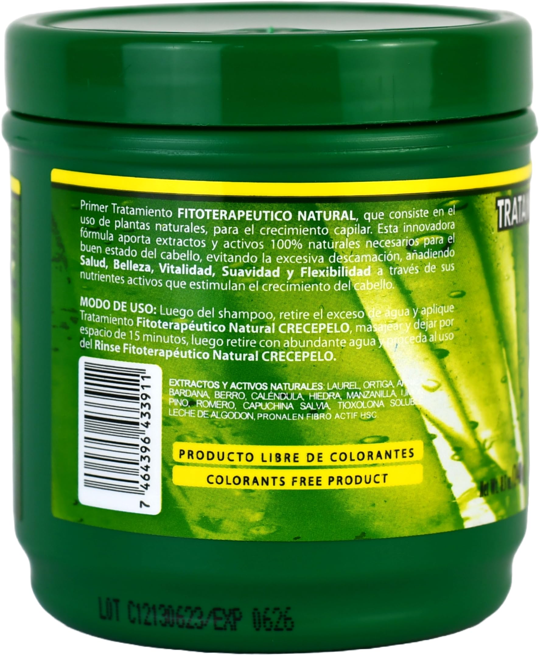 Natural Phytotherapeutic Hair Growth Treatment Jar Deep Conditioning Repair for