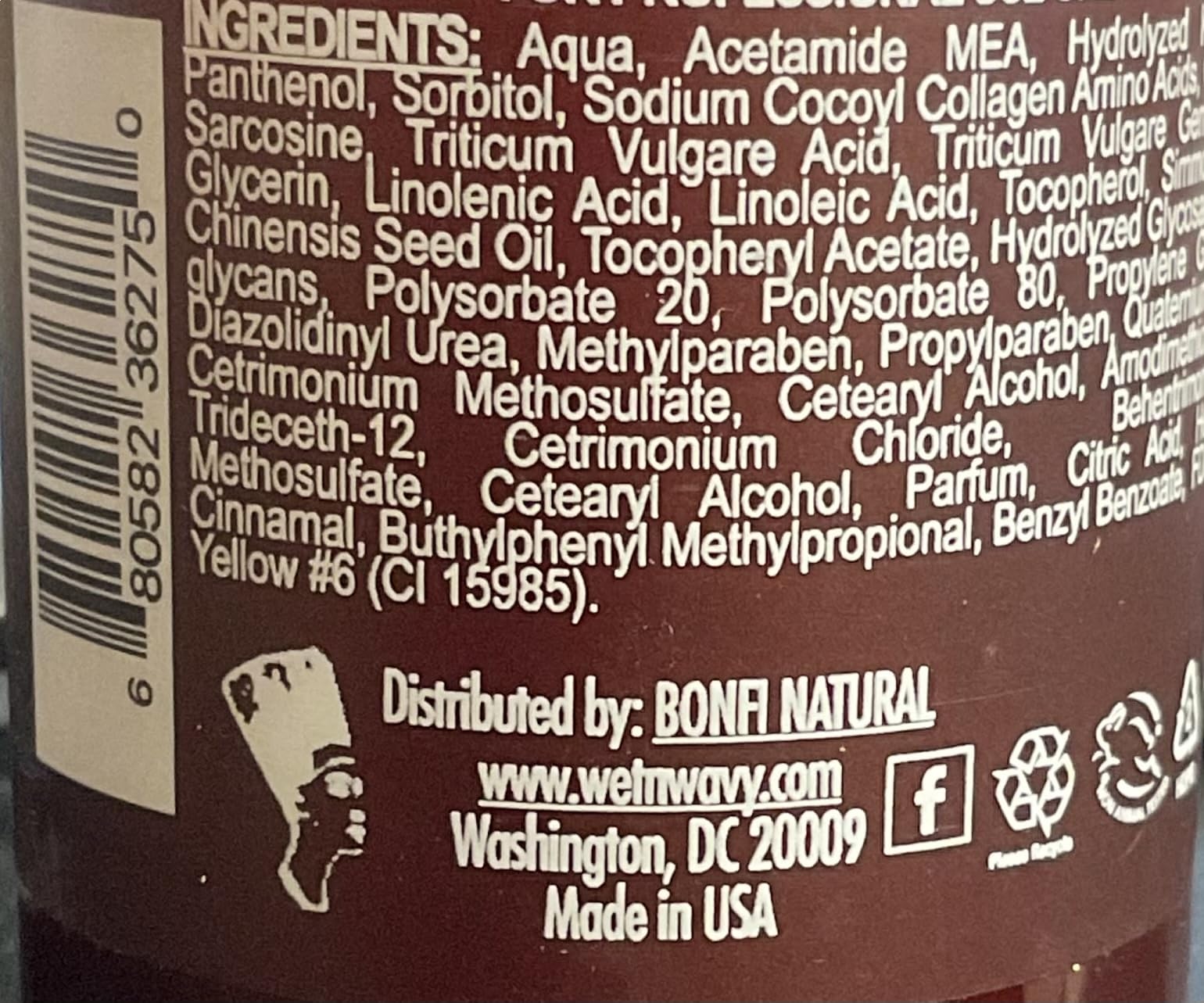 Leebeauty.com Bonfi Natural Oil Free Wig Shine Detangler and Cuticle Sealer