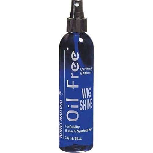 Bonfi Natural Oil Free Wig Shine Lightweight Gloss Frizz Control for Wigs - Thumbnail 2