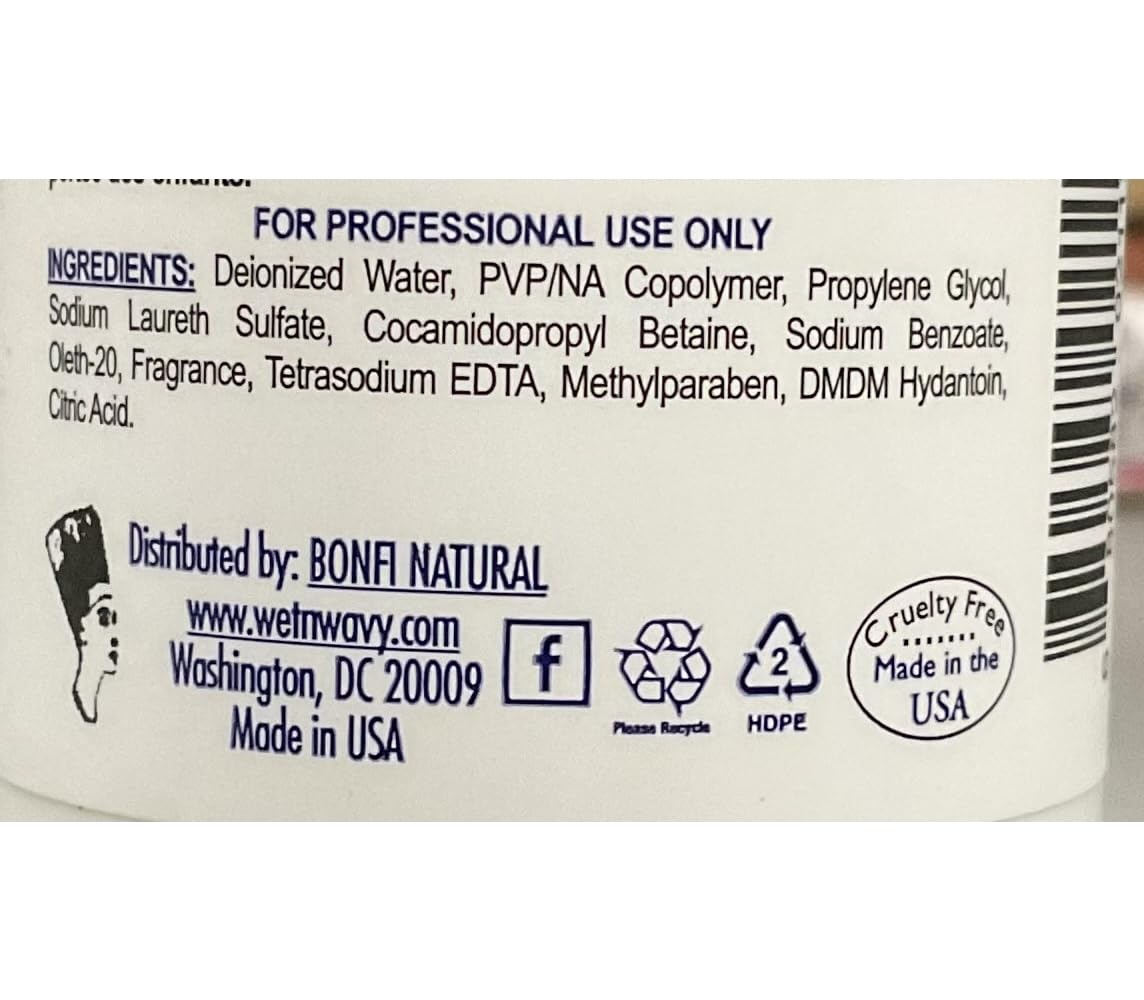 Bonfi Natural Frizz Free Wig Shine Foam Wrap Styling Mousse 8 Fl Oz - Thumbnail 2