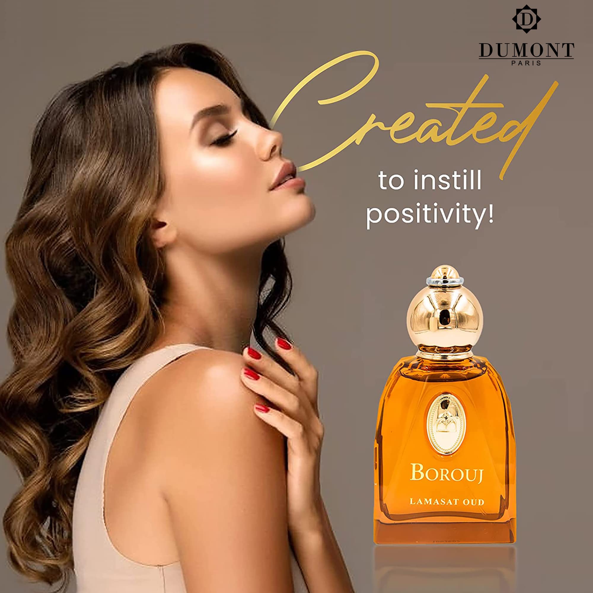Dumont Borouj Lamasat Oud Travel Size Arabic Inspired Unisex Women Musky Woody - Thumbnail 2