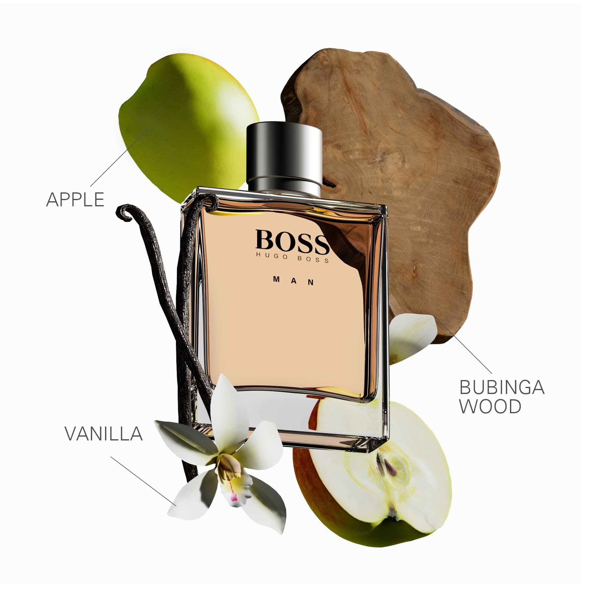 Boss Man 3.3 Fl Oz With Notes of Cinnamon Orange Sandalwood and Vanilla For Men - Thumbnail 3