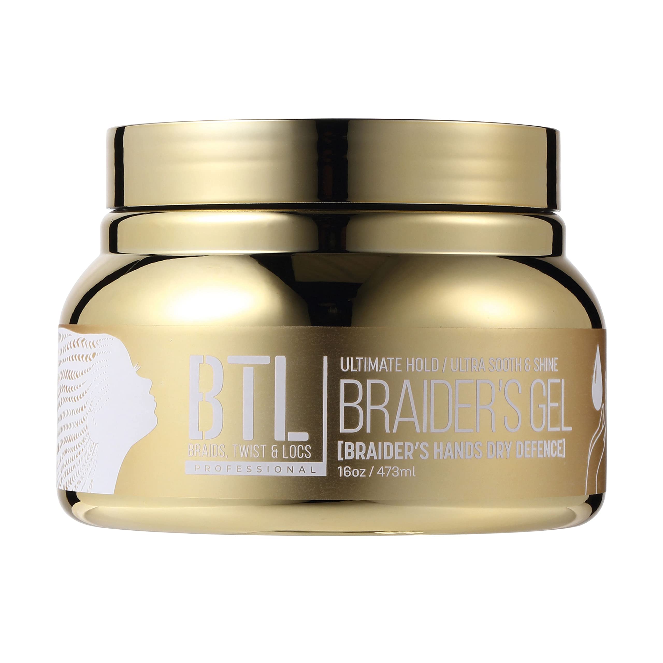Btl Braider's Hands Dry Defense Ultimate Hold Conditioning Gel Btlg04 16 0 16 oz