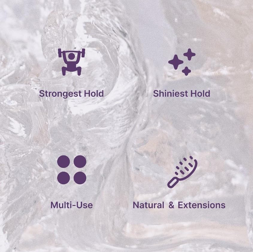 Btl Loc It! Multi Use Hair Styling Gel Strong Hold Shine Enhancing Residue Free - Thumbnail 2