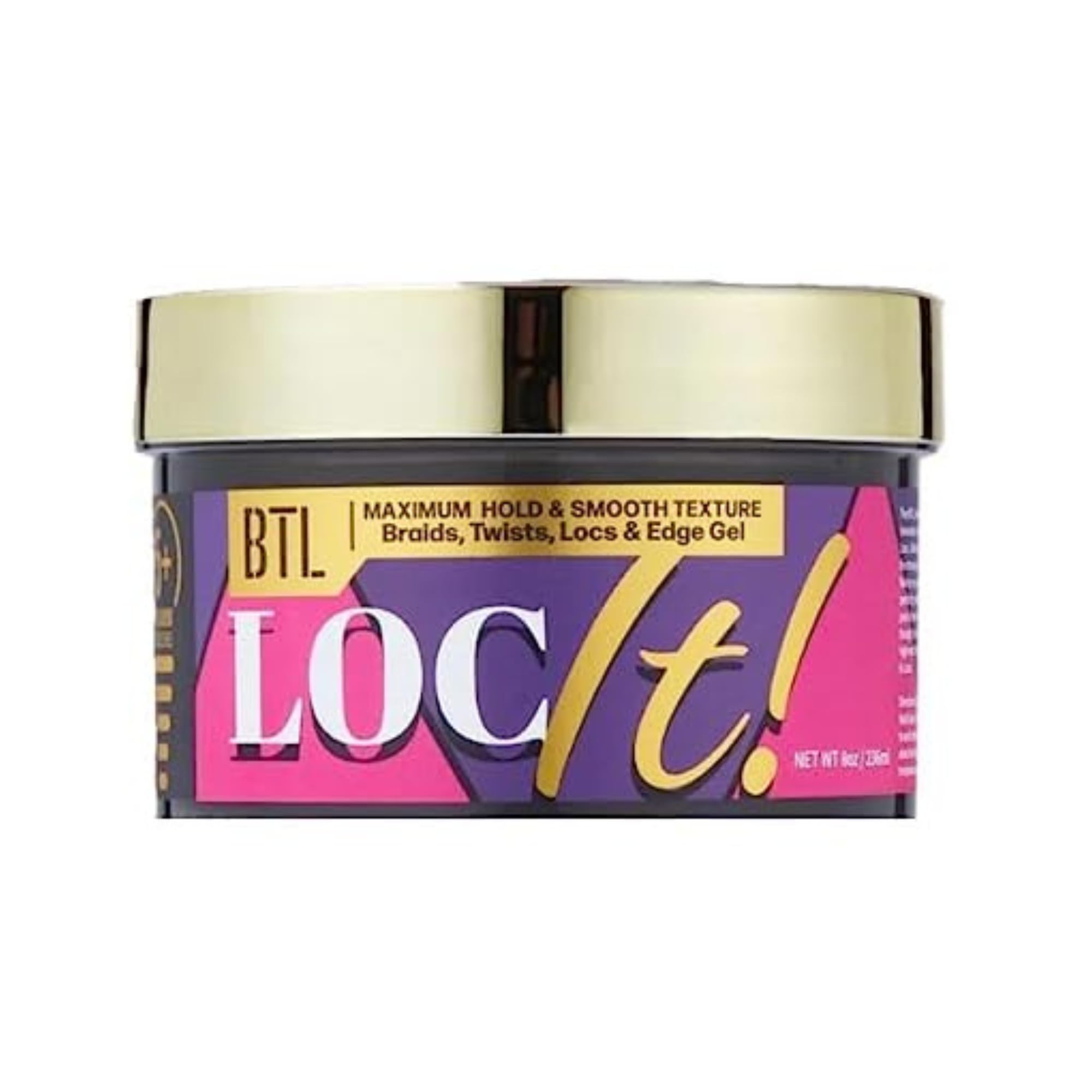 Btl Loc It! Multi Use Hair Styling Gel Strong Hold Shine Enhancing Residue Free