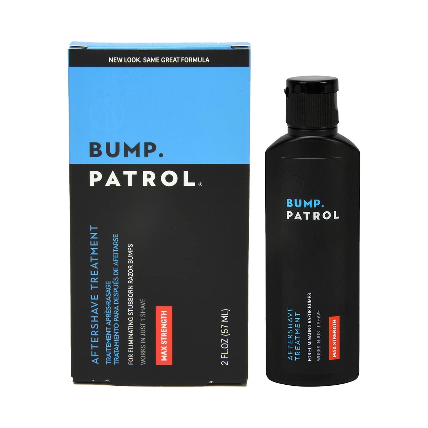 Bump Patrol Maximum Strength Aftershave Formula After Shave Solution Eliminates