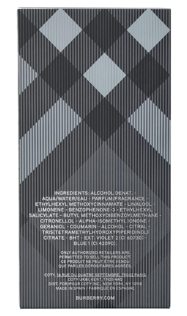 Burberry Brit . For Men EDT 3.3 oz - Thumbnail 2