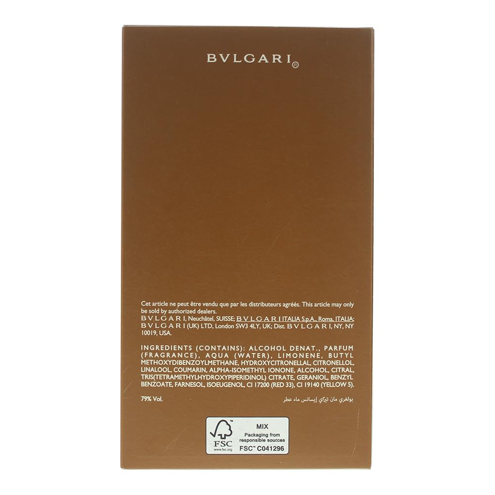 Bvlgari Man Terrae Essence Fragrances 783320416101 For Men EDP 3.4 oz