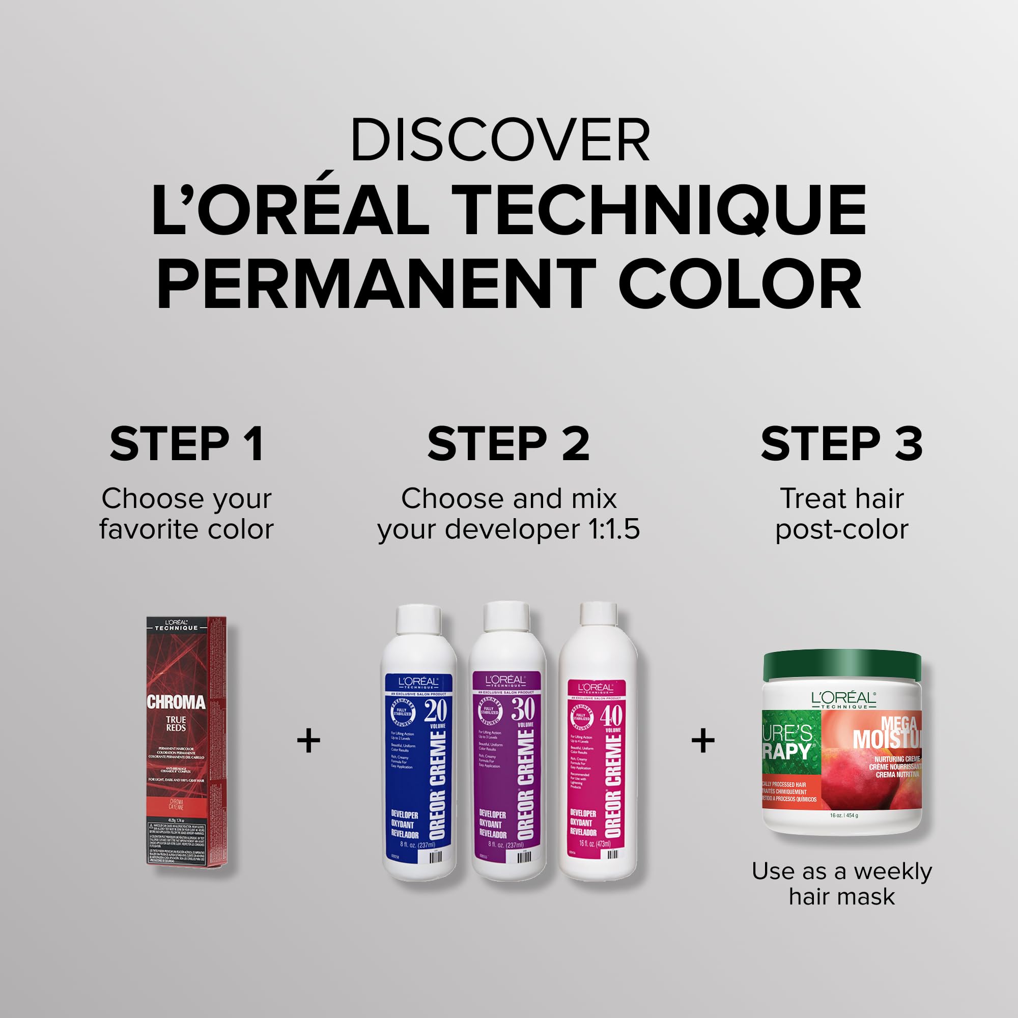 L'oreal Technique Nature's Therapy Mega Moisture Creme Deep Conditioning