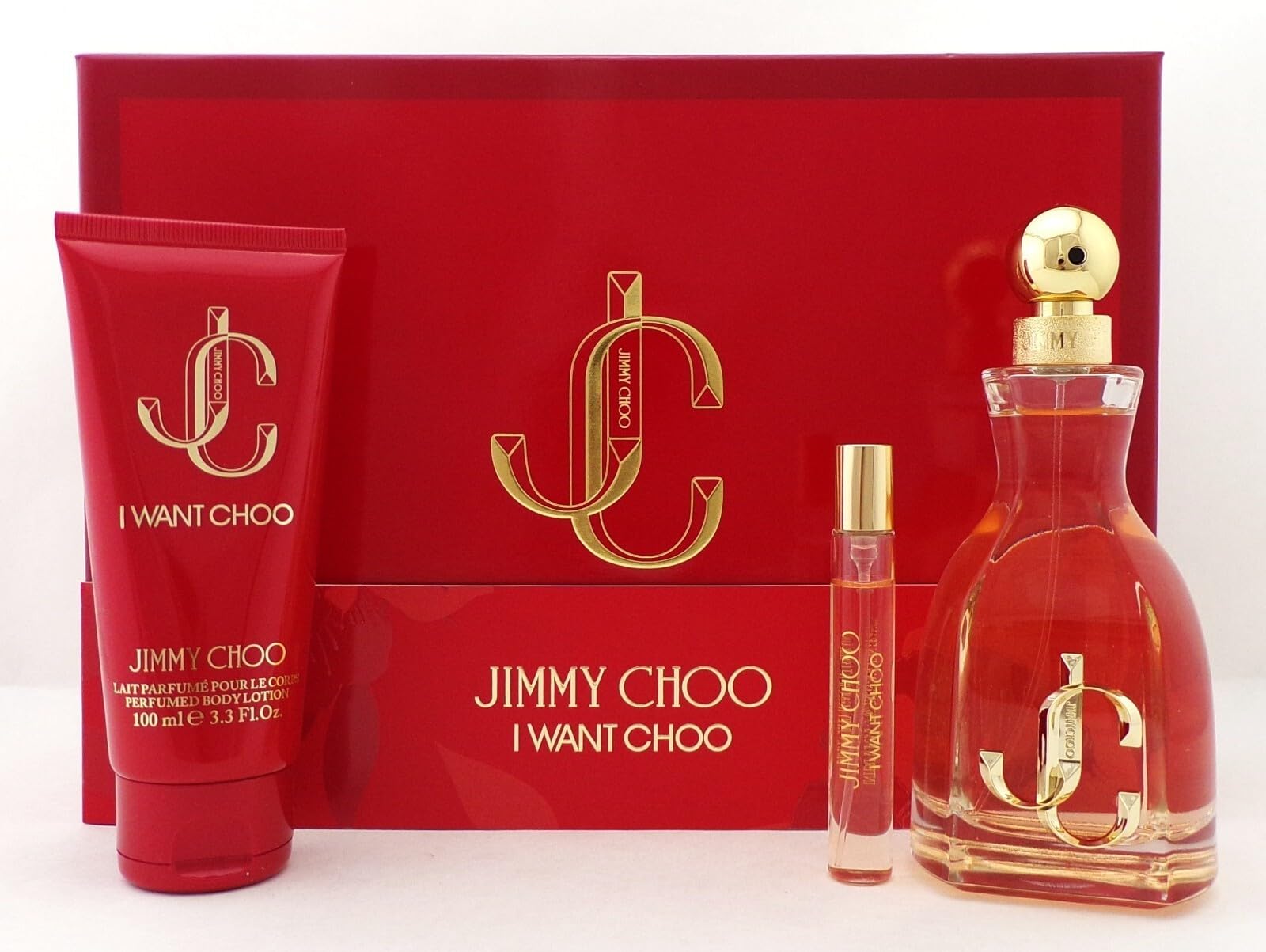 [Set] Jimmy Choo I Want Choo 3.4 L+ 3.4 B/l+mini France 6pcs Bybox EDP