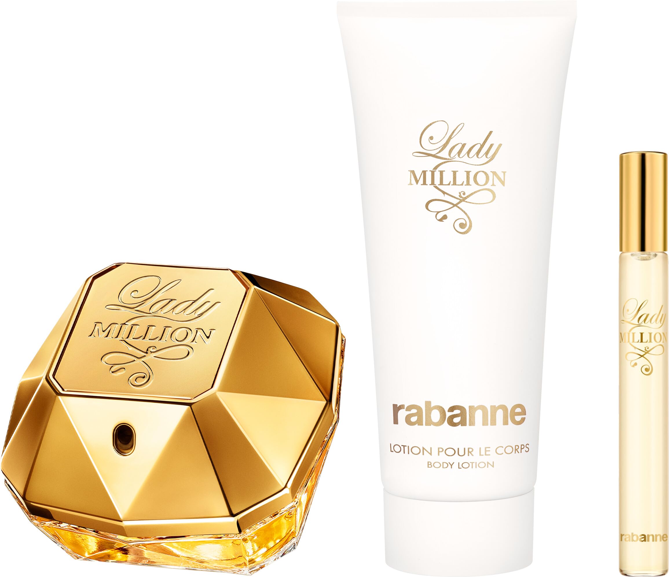 [Set] Paco Rabanne Lady Million 3 Piece EDP 2.7 oz