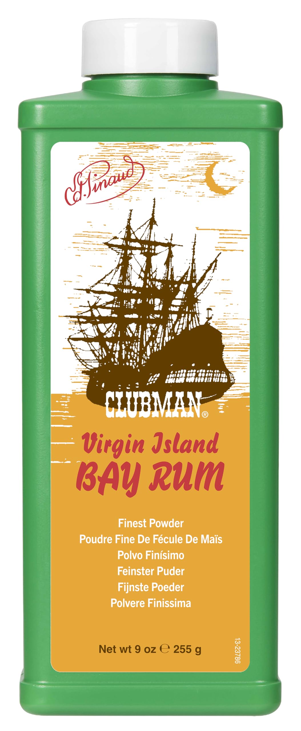 Clubman Virgin Island Bay Rum Body Powder Talcum Body Powder for Sweat Odor