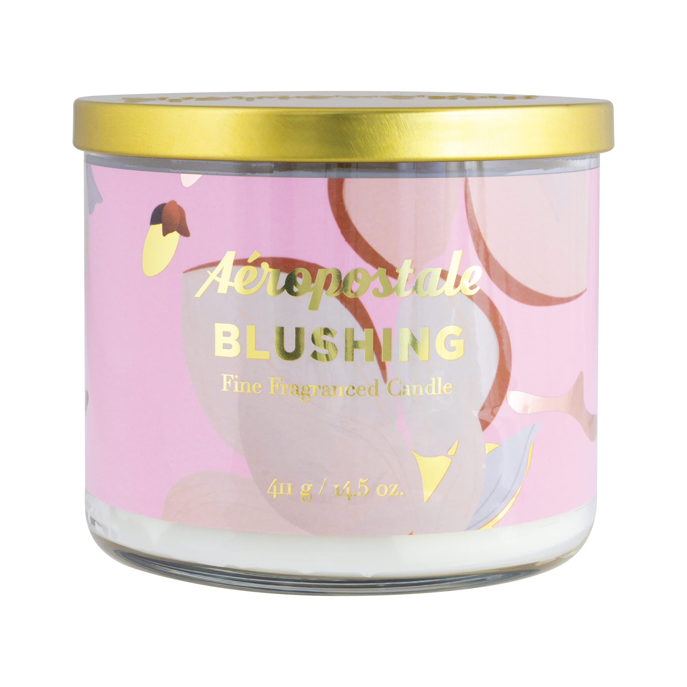 Aeropostale Blushing 3 Wick Soy Wax Blend Candles