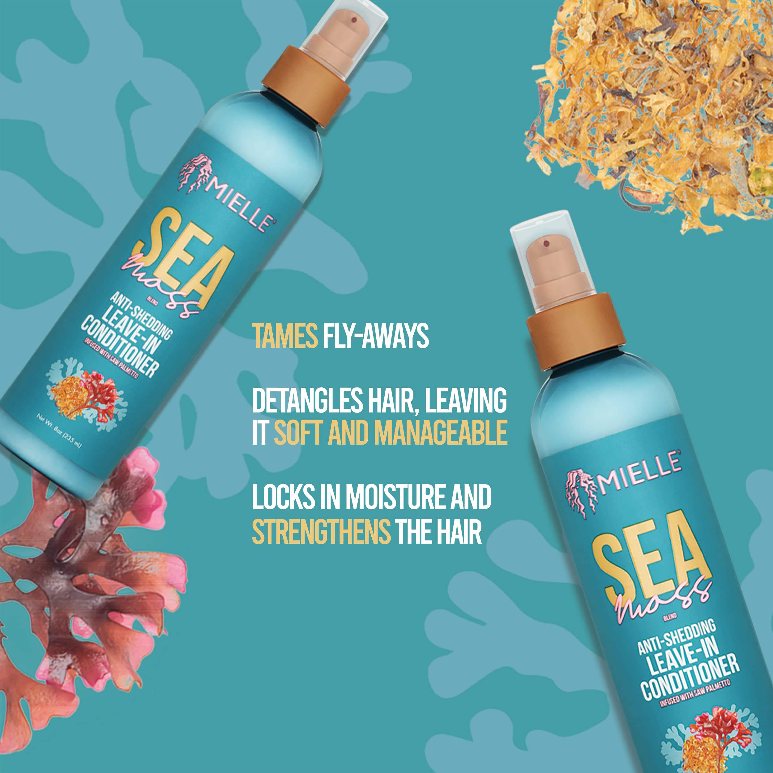 Mielle Sea Moss Anti Shedding Leave In Conditioner 8 Fl. Oz
