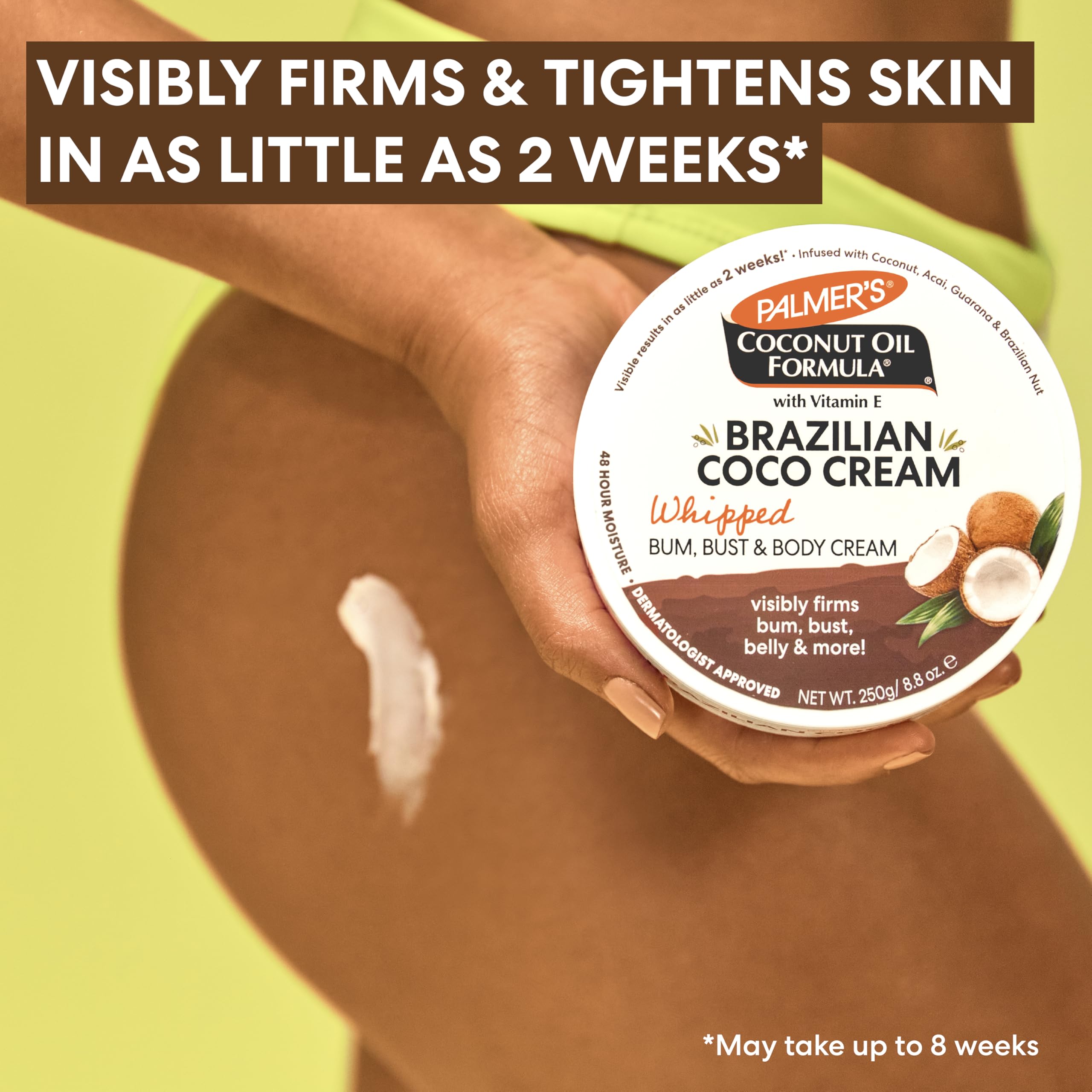 Palmers Coconut Oil Formula Brazilian Coco Cream To Firm the Bum Bust Body 8.8