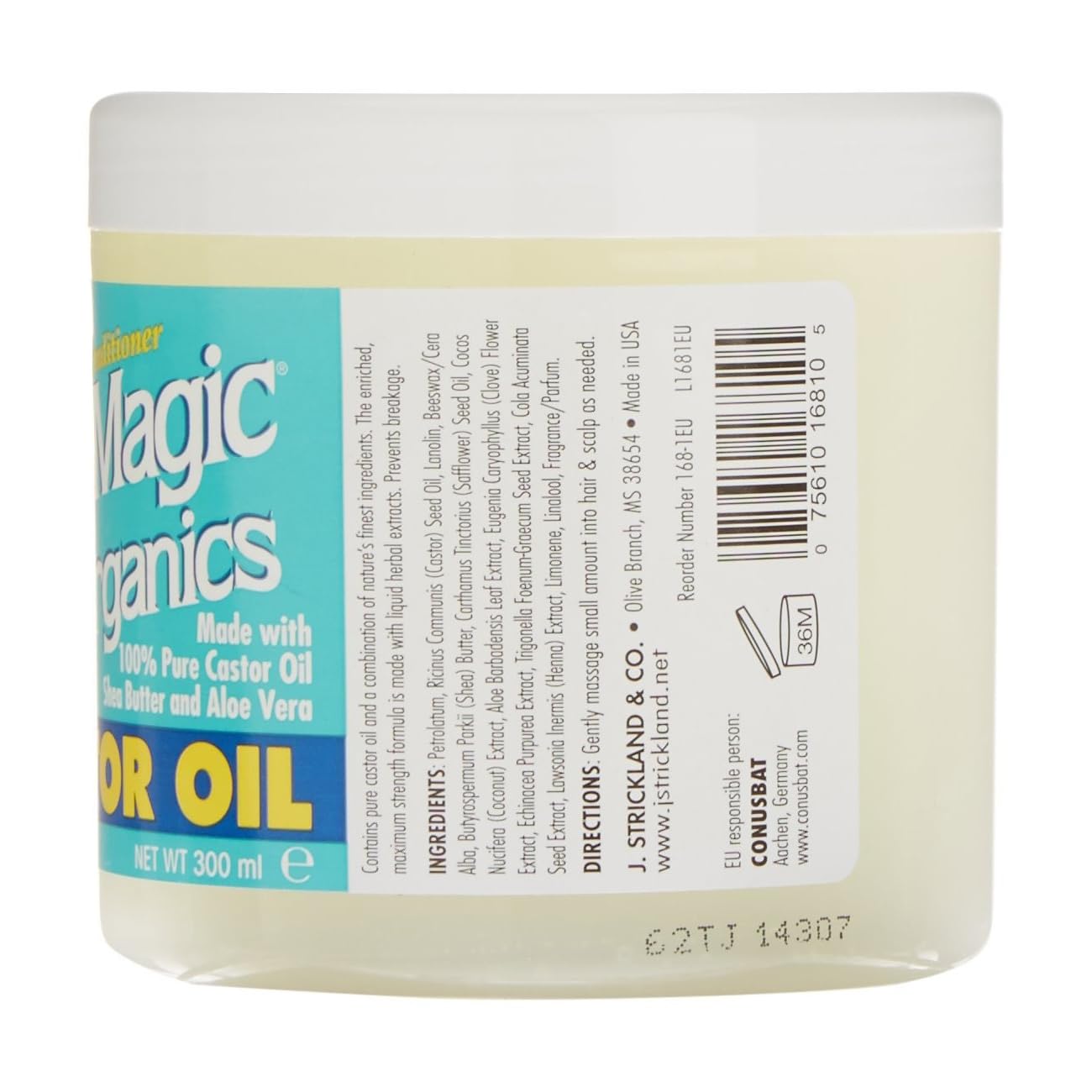 Blue Magic Originals Castor Oil Jar 12 oz