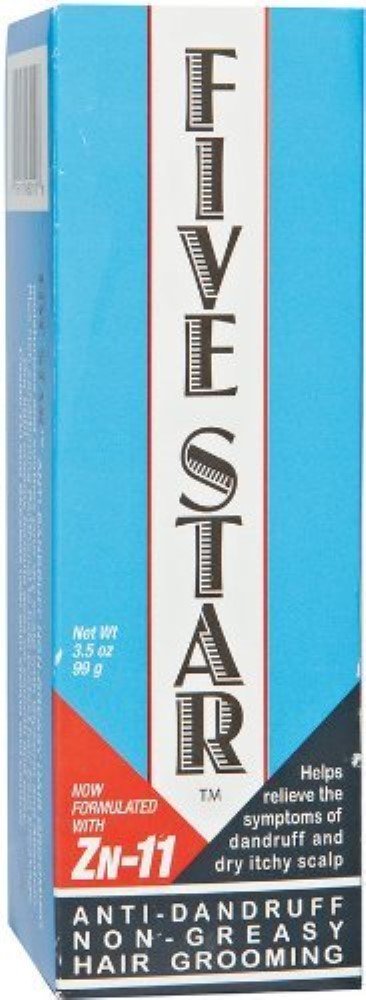 Sulfur8 Five Star Anti Dandruff Non Greasy Hair Grooming 3.5 oz