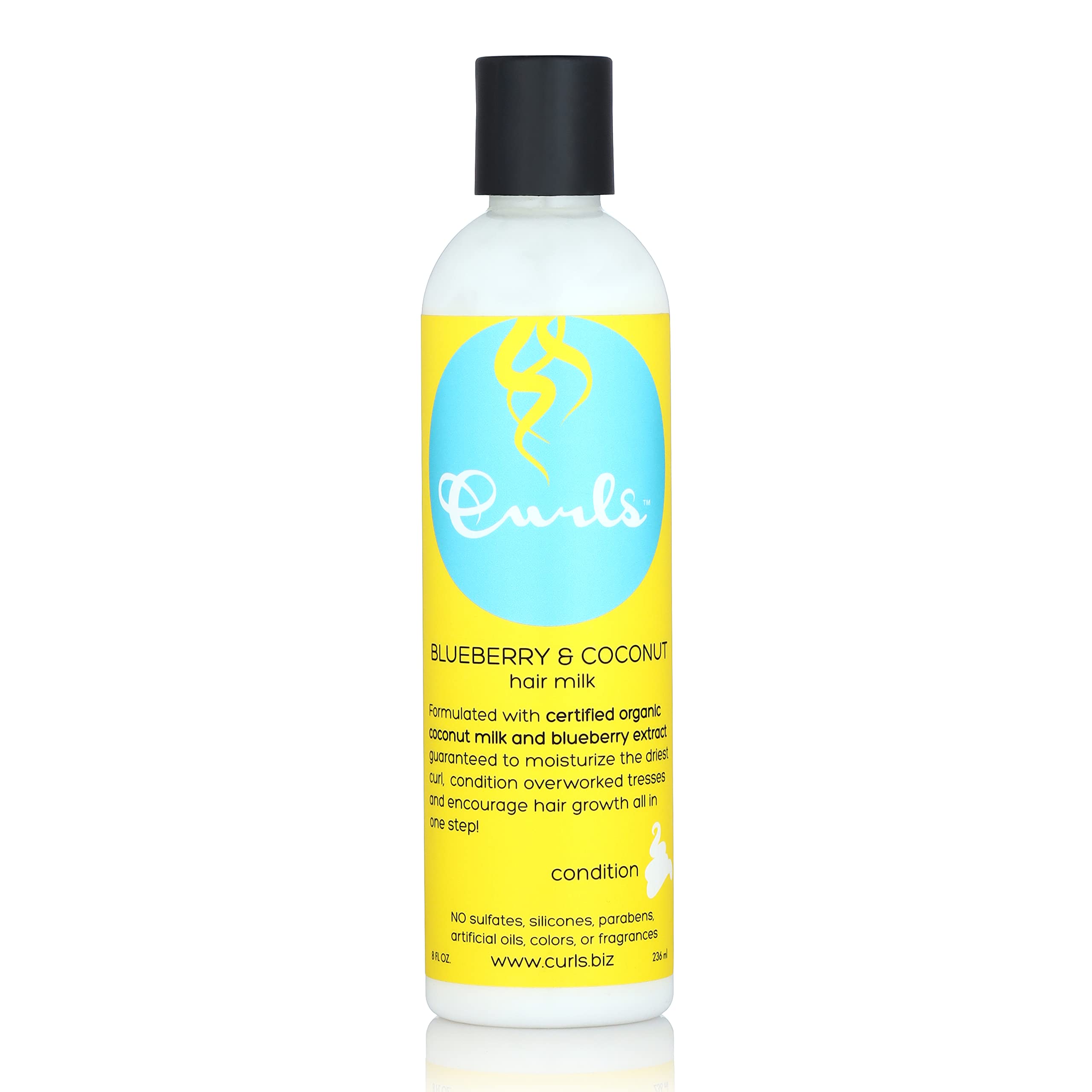 Curls Blueberry Bliss Blueberry Coconut Hair Milk 8 Fl Oz Leave In Conditioner