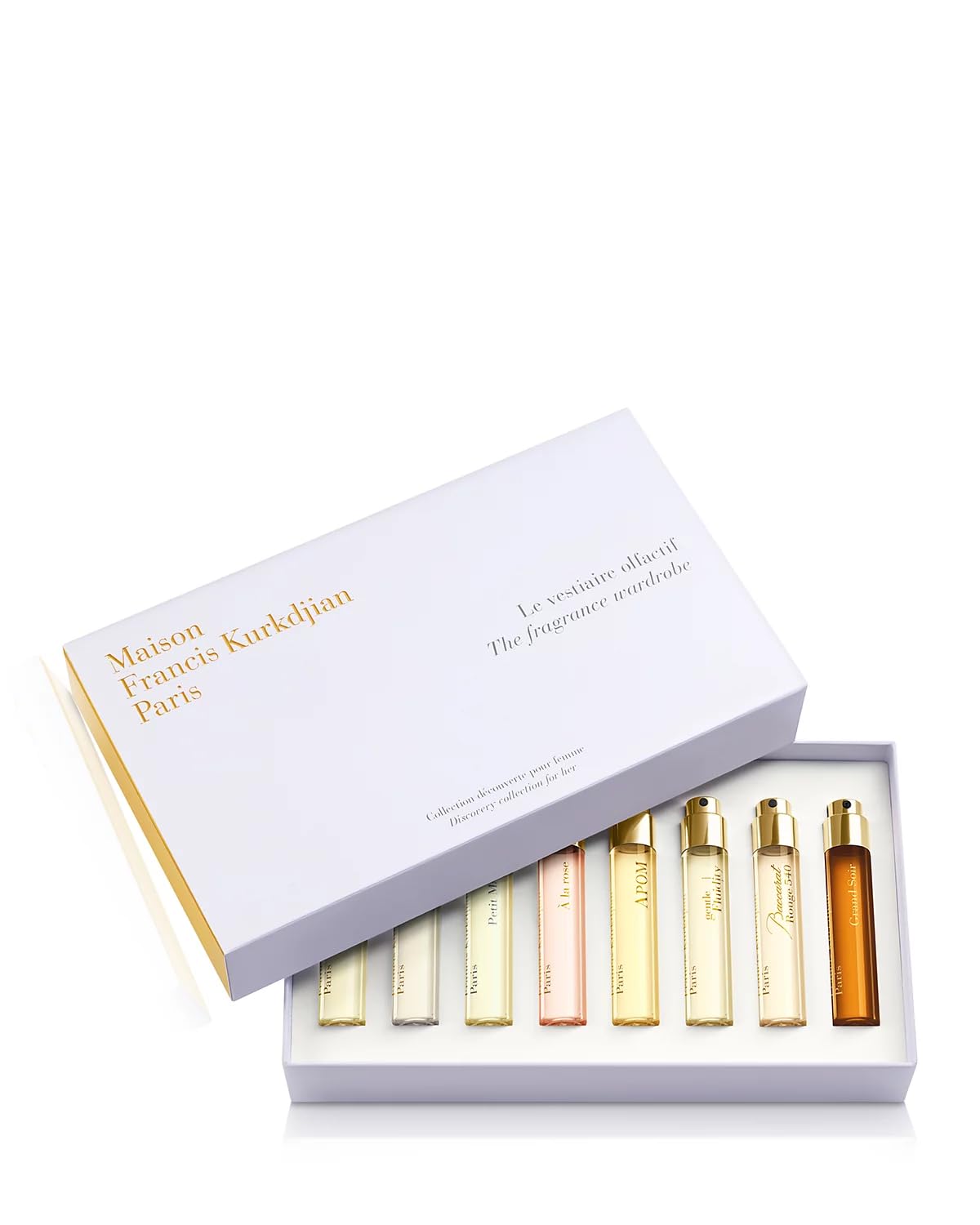 Maison Francis Kurkdjian Her Wardrobe Travel Set 8 X For Women 0.37 oz