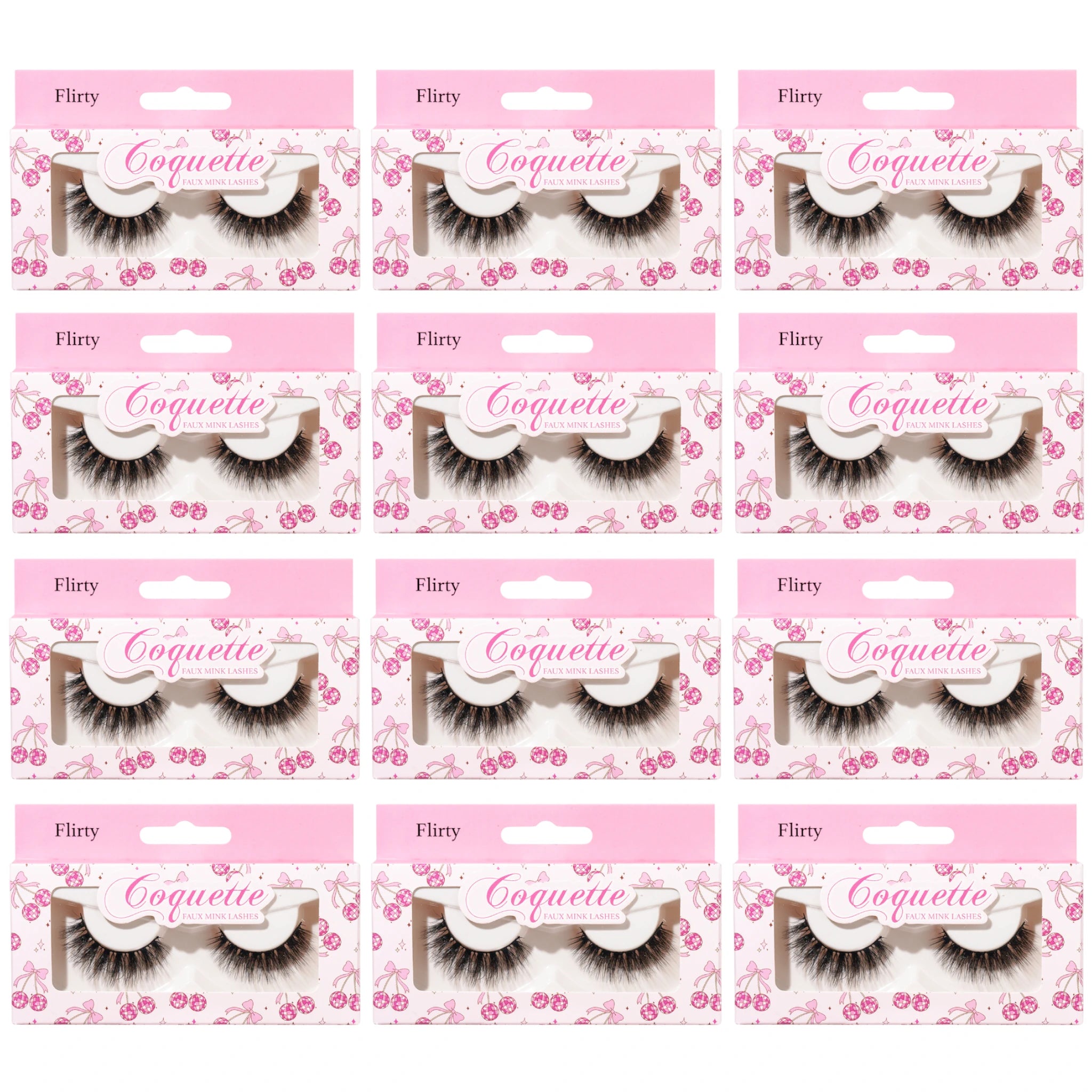 (12-pack) Coquette Lashes Flirty 01