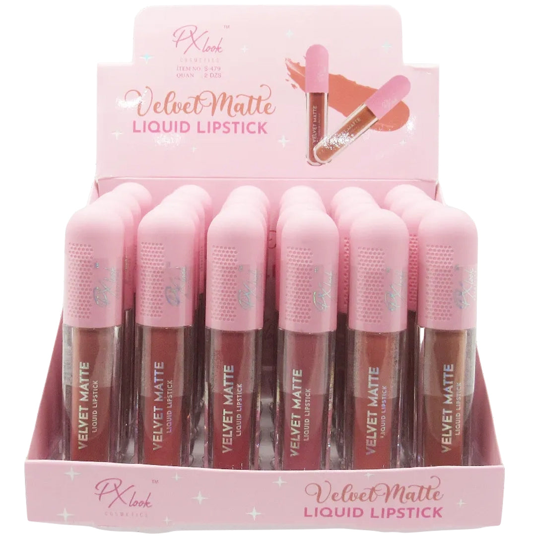 (24-pack) Px Look Velvet Matte Liquid Lipstick