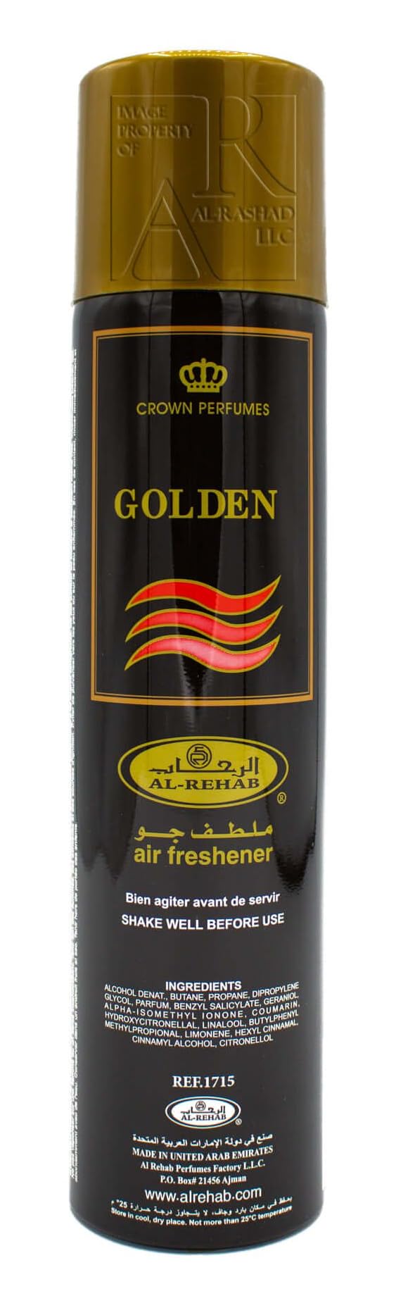 Al Rehab Golden Air Freshener 10.15 oz