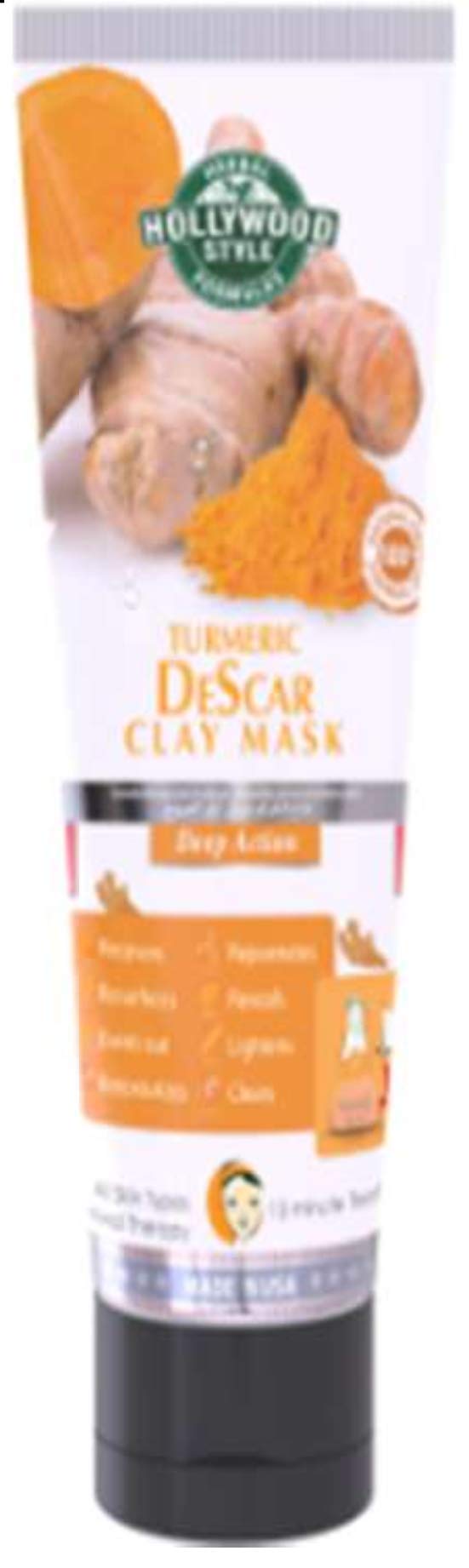 Hollywood Style Organic Turmeric Descar Clay Mask